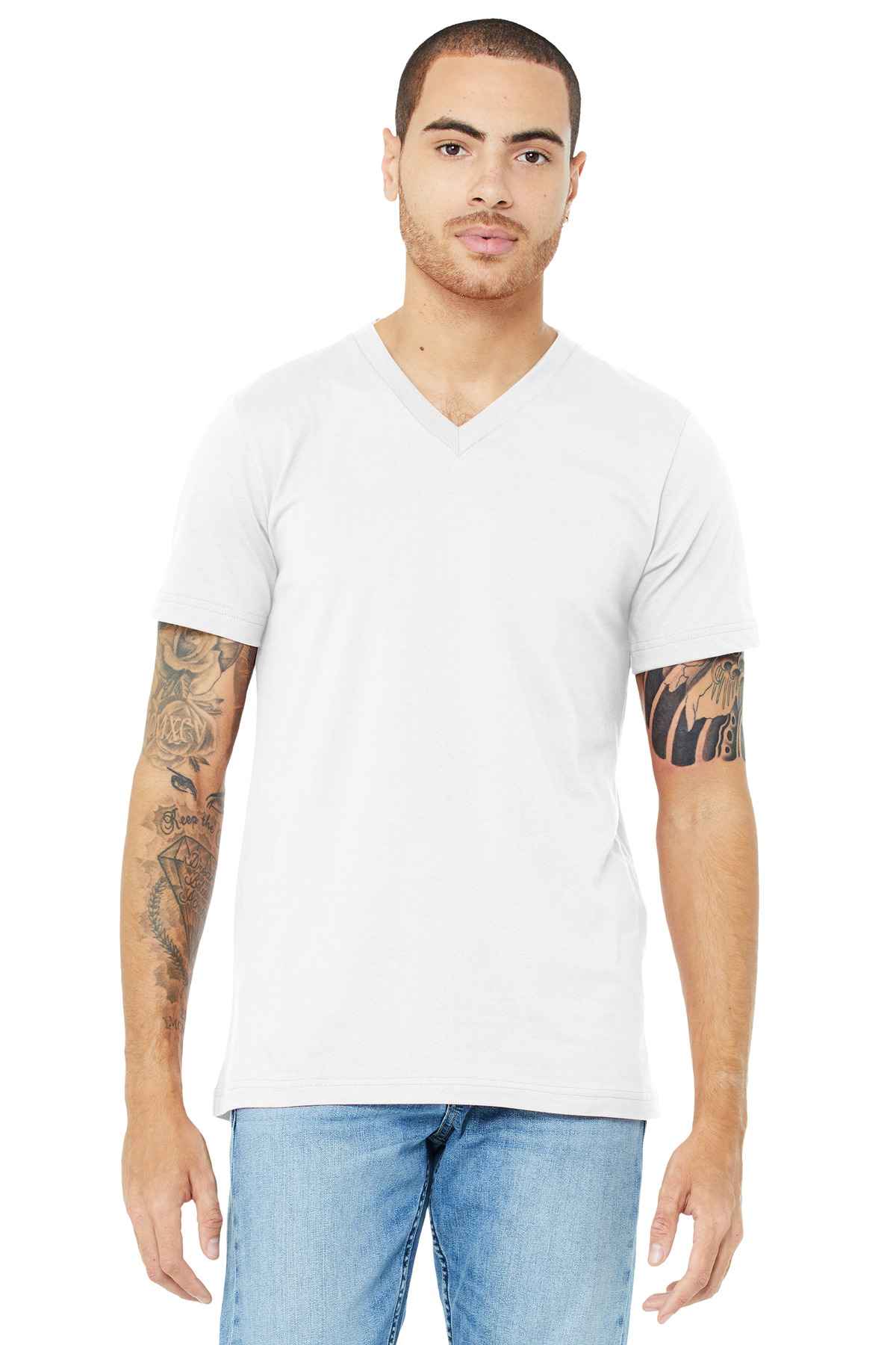 BELLA+CANVAS  &#174;  Unisex Jersey Short Sleeve V-Neck Tee. BC3005