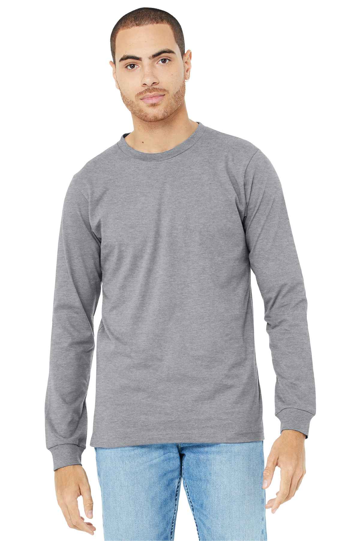 BELLA+CANVAS &#174;  Unisex Heather CVC Long Sleeve Tee BC3501CVC