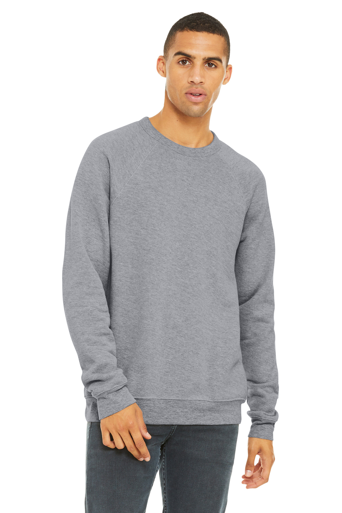 BELLA+CANVAS  &#174;  Unisex Sponge Fleece Raglan Sweatshirt. BC3901