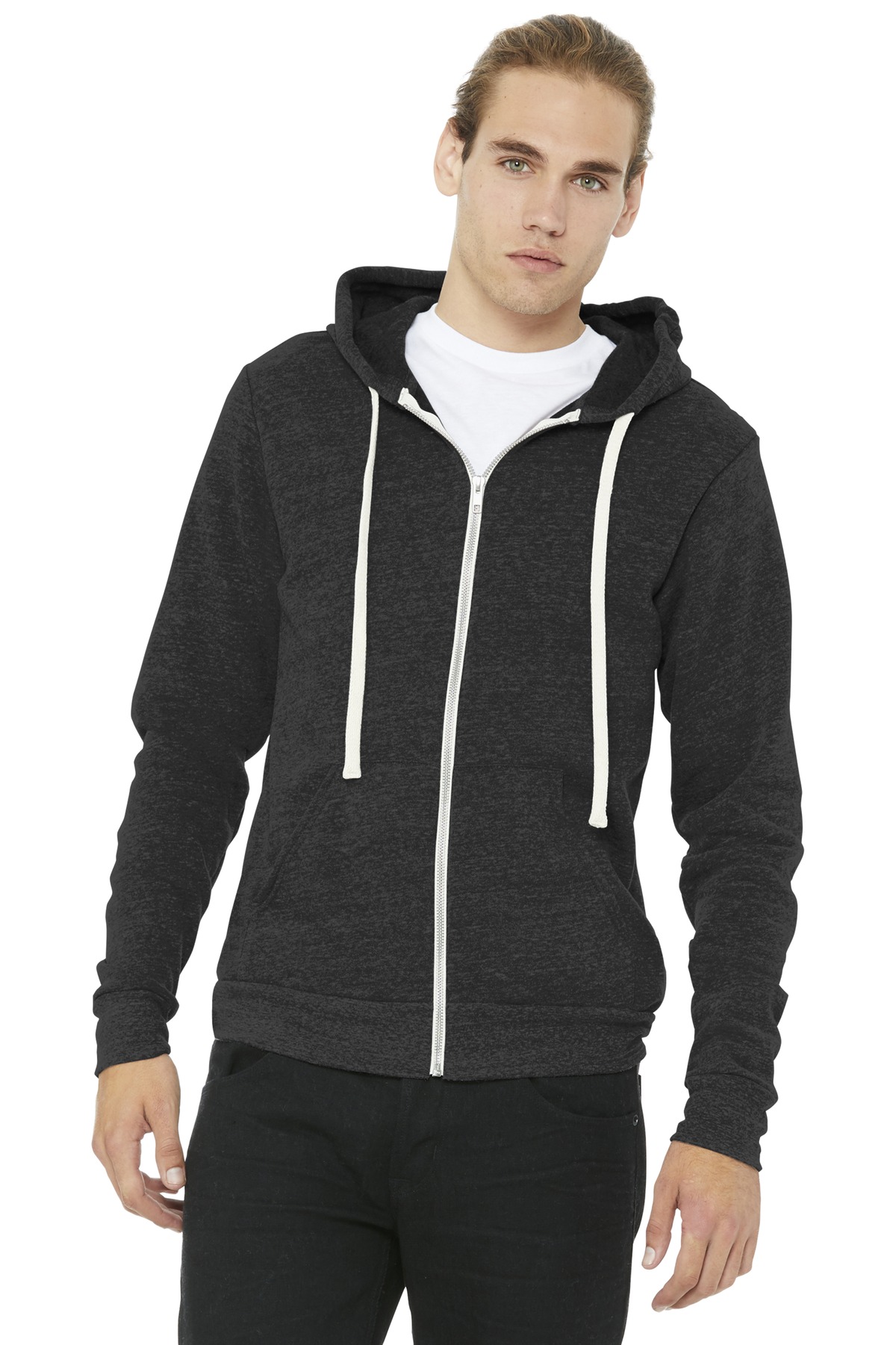 BELLA+CANVAS  &#174;  Unisex Triblend Sponge Fleece Full-Zip Hoodie. BC3909