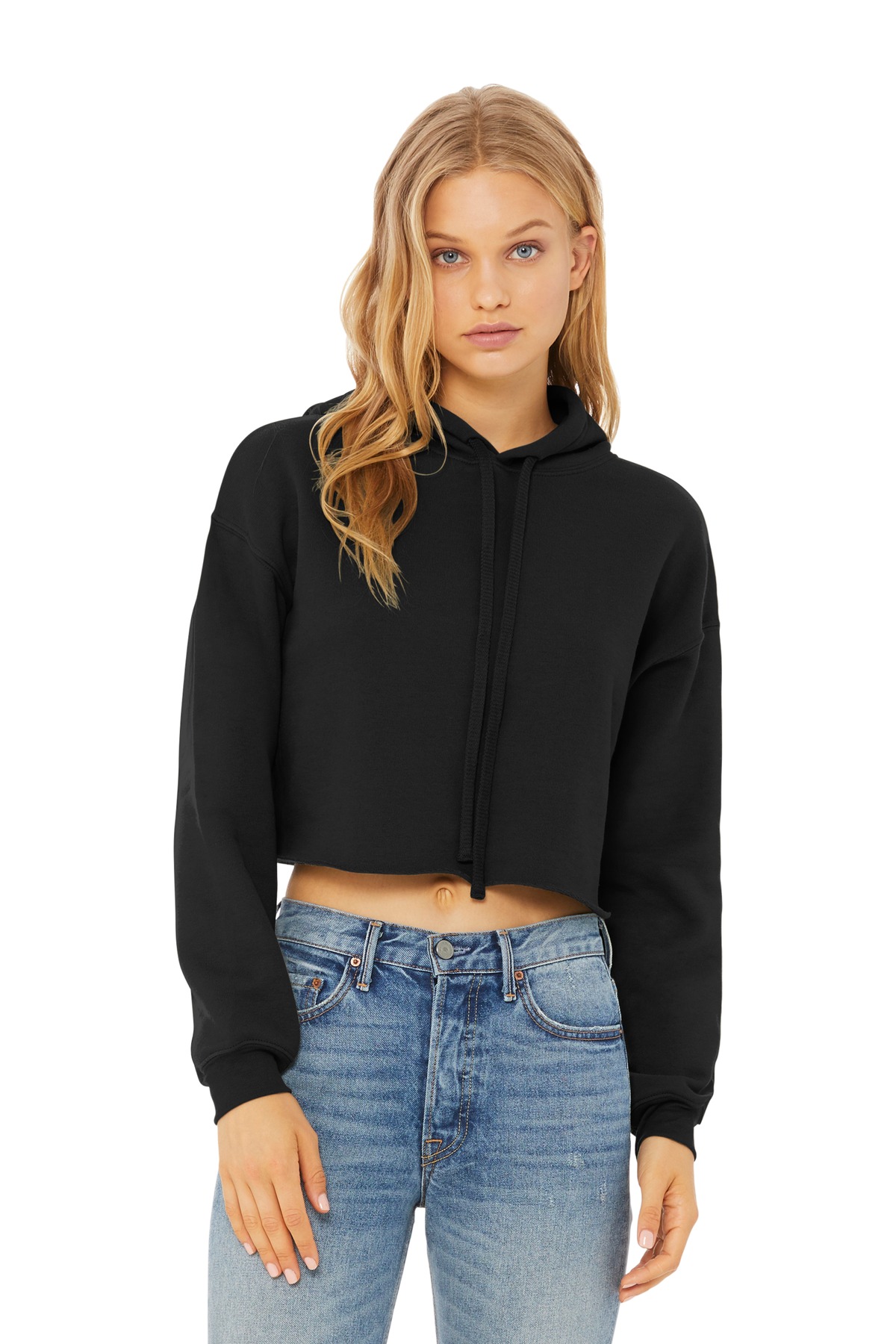 BELLA+CANVAS  &#174;  Women's Sponge Fleece Cropped Fleece Hoodie. BC7502