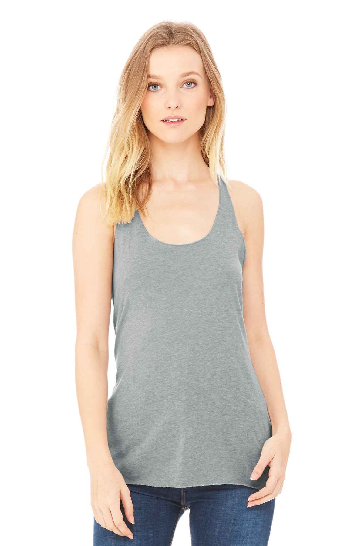  DISCONTINUED  BELLA+CANVAS  &#174;  Women's Triblend Racerback Tank. BC8430