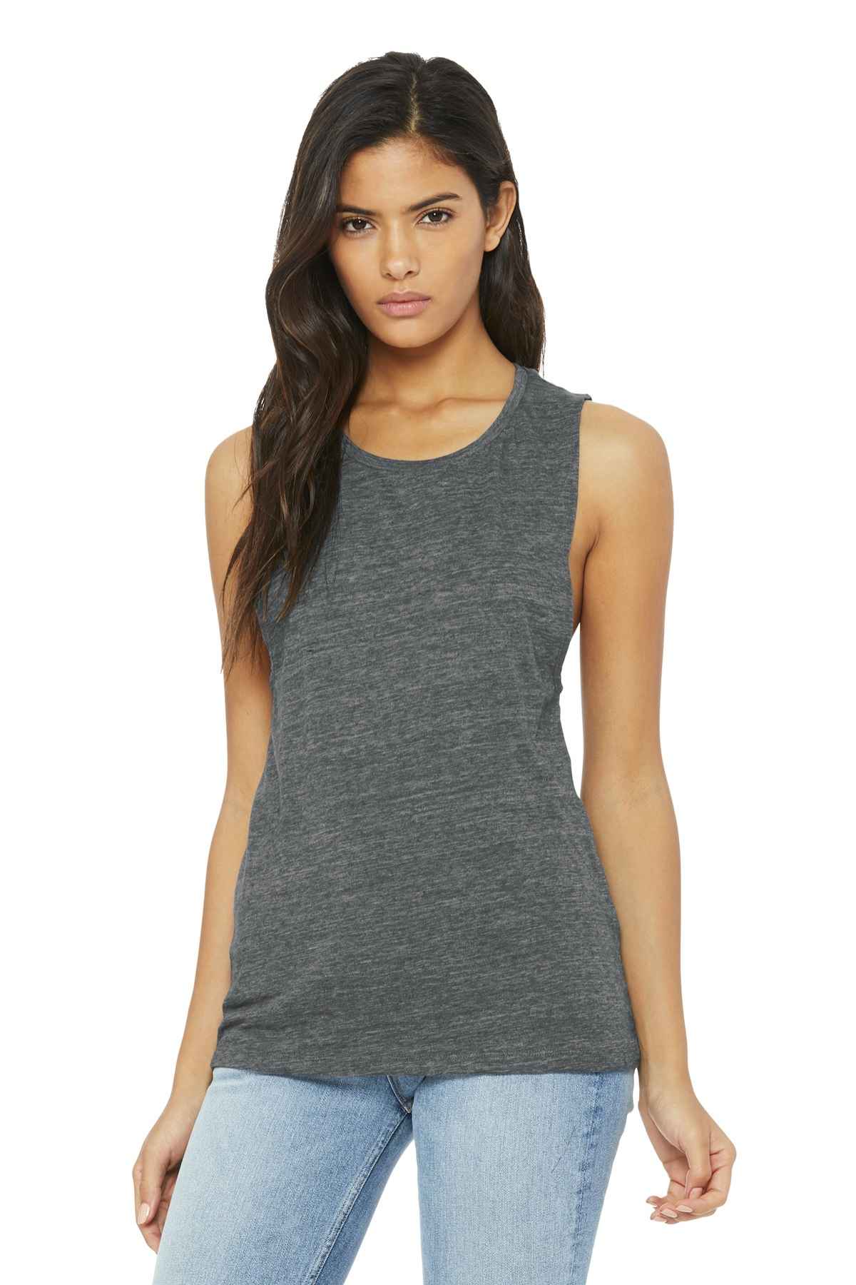 BELLA+CANVAS  &#174;  Women's Flowy Scoop Muscle Tank. BC8803