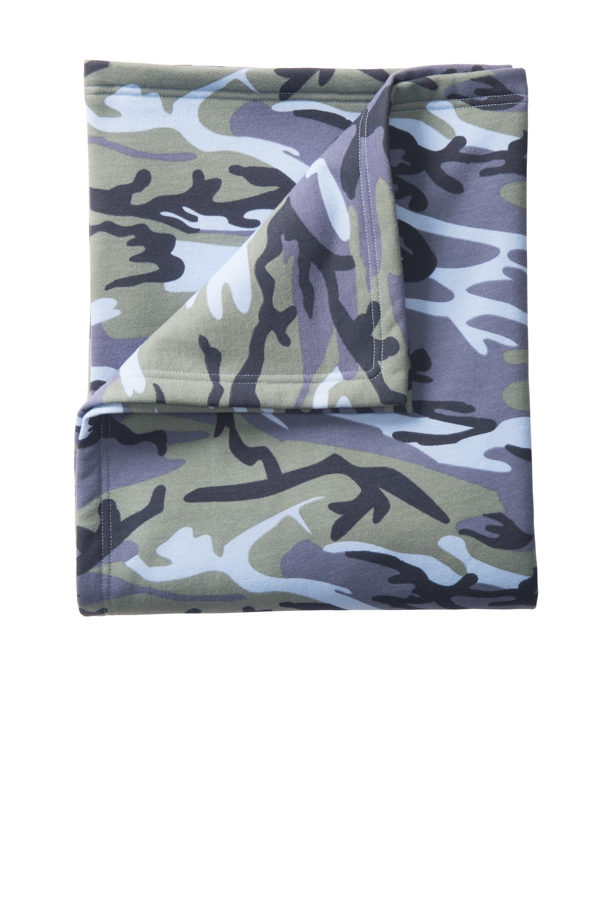  DISCONTINUED  Port & Company &#174;  Core Fleece Camo Sweatshirt Blanket. BP78C
