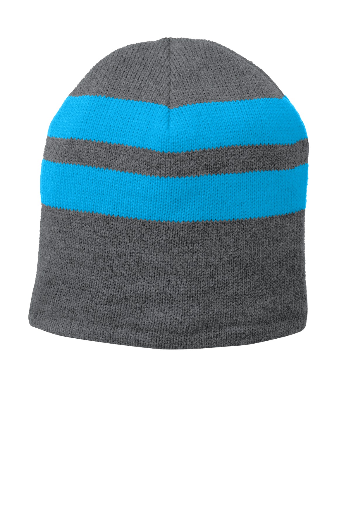Port & Co &#153;  Fleece-Lined Striped Beanie Cap. C922