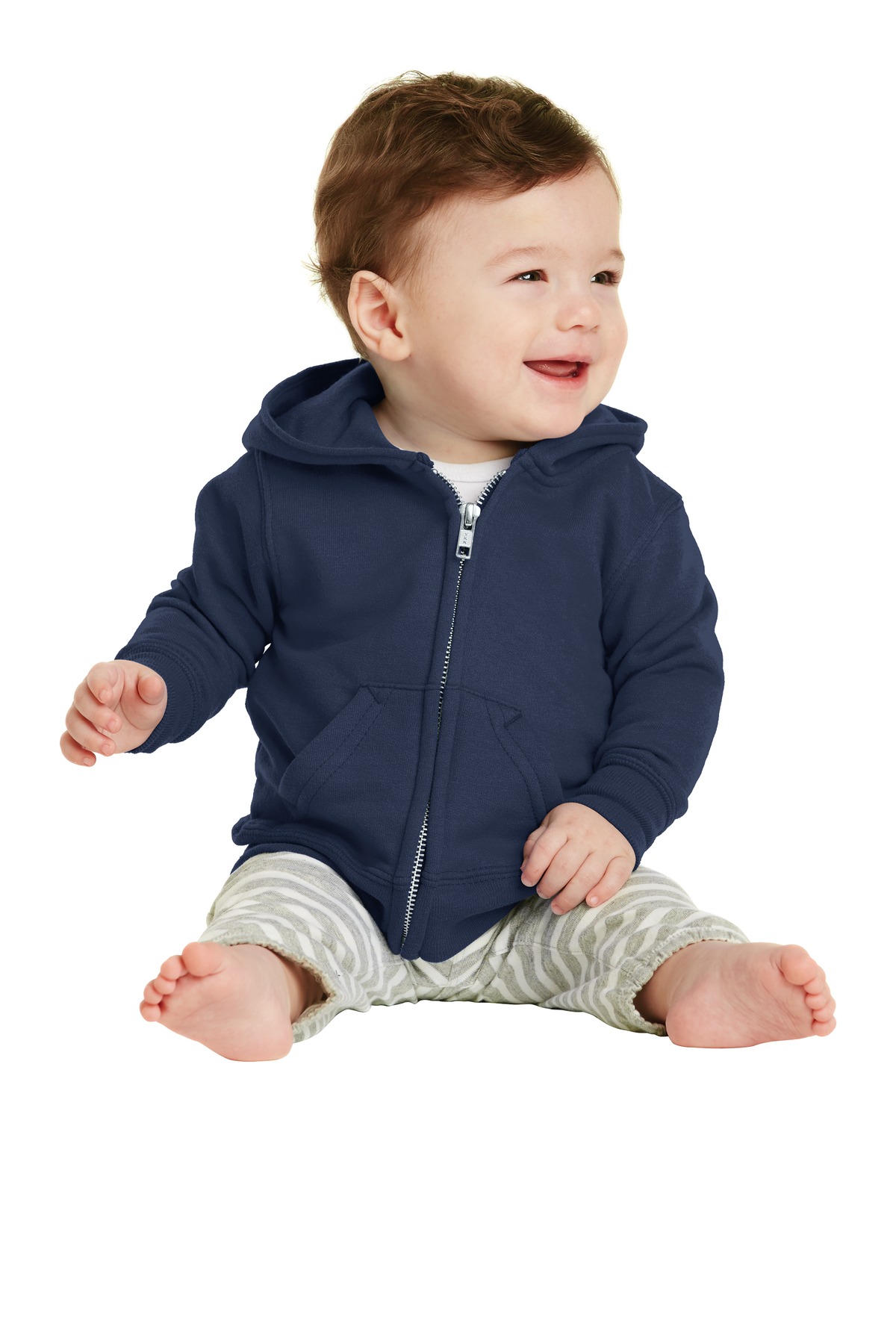 Port & Co &#153;  Infant Core Fleece Full-Zip Hooded Sweatshirt. CAR78IZH