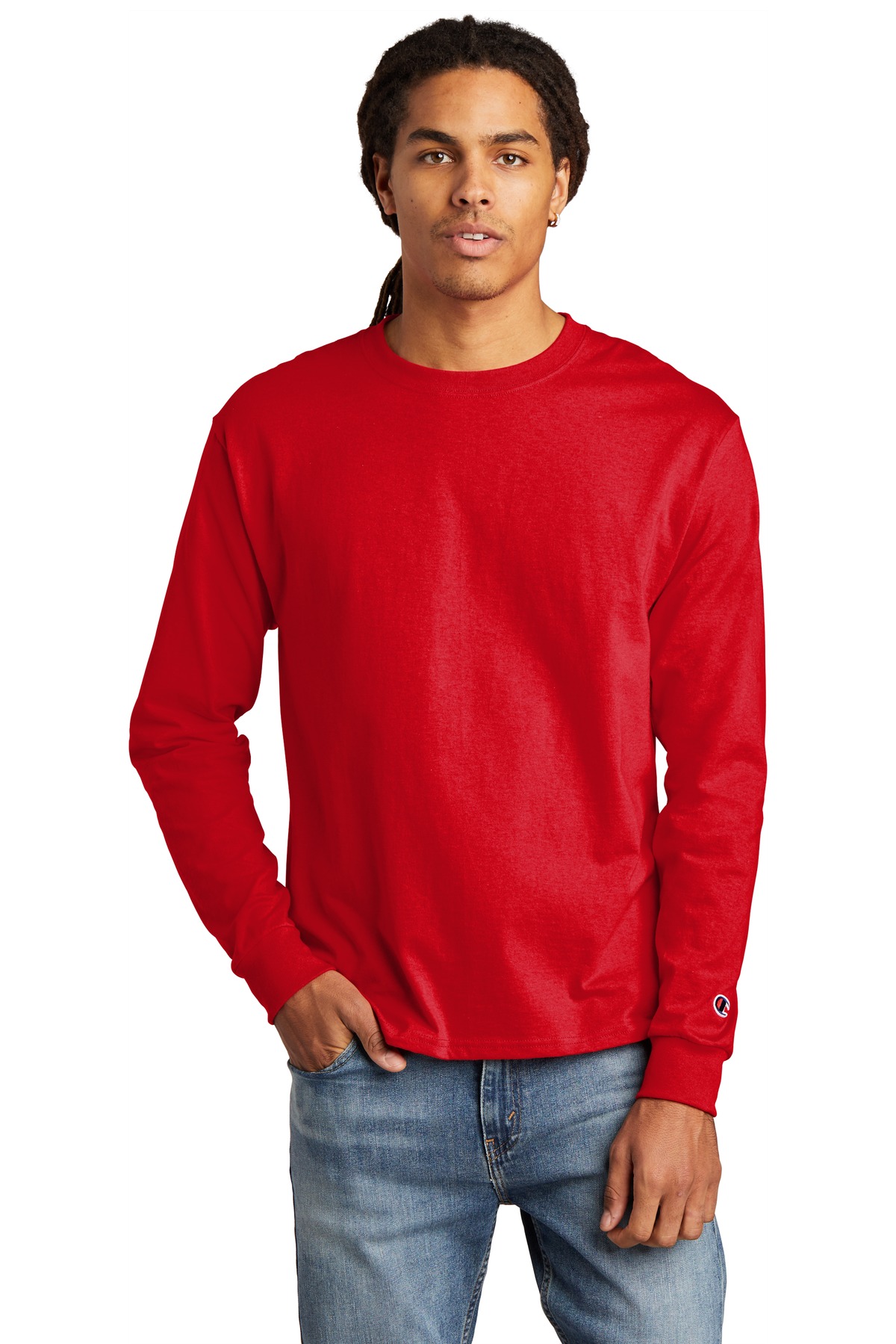 Champion  &#174;   Heritage 5.2-Oz. Jersey Long Sleeve Tee CC8C