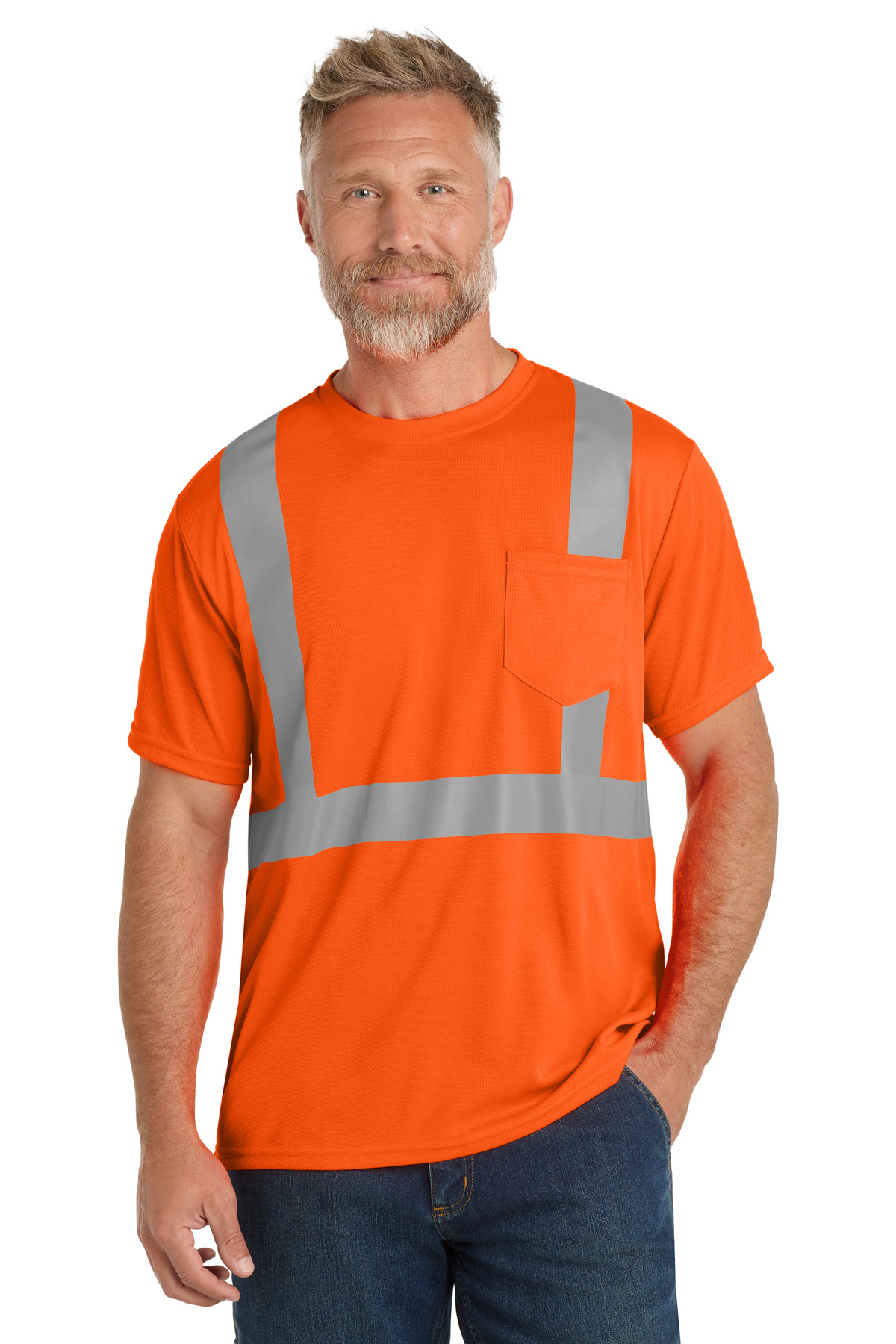 CornerStone  &#174;  ANSI 107 Class 2 Mesh Tee. CS200