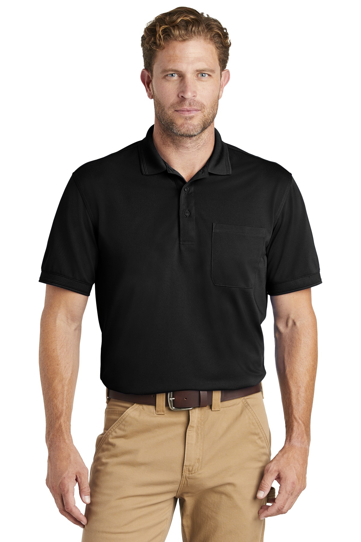 CornerStone  &#174;  Industrial Snag-Proof Pique Pocket Polo. CS4020P