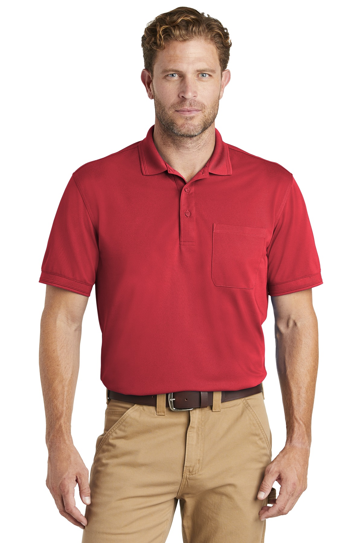 CornerStone  &#174;  Industrial Snag-Proof Pique Pocket Polo. CS4020P
