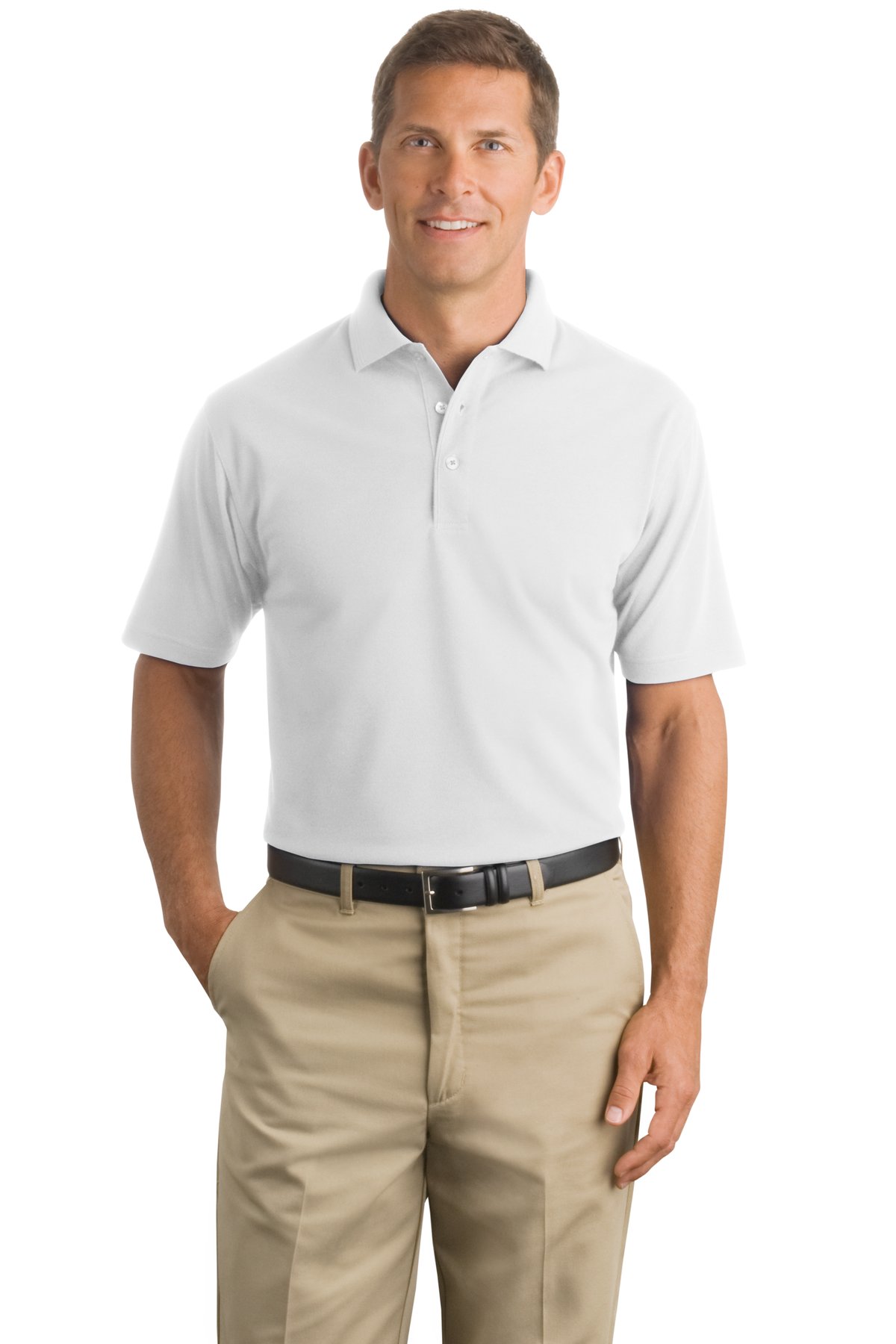  DISCONTINUED  CornerStone &#174;  - Industrial Pique Polo. CS402