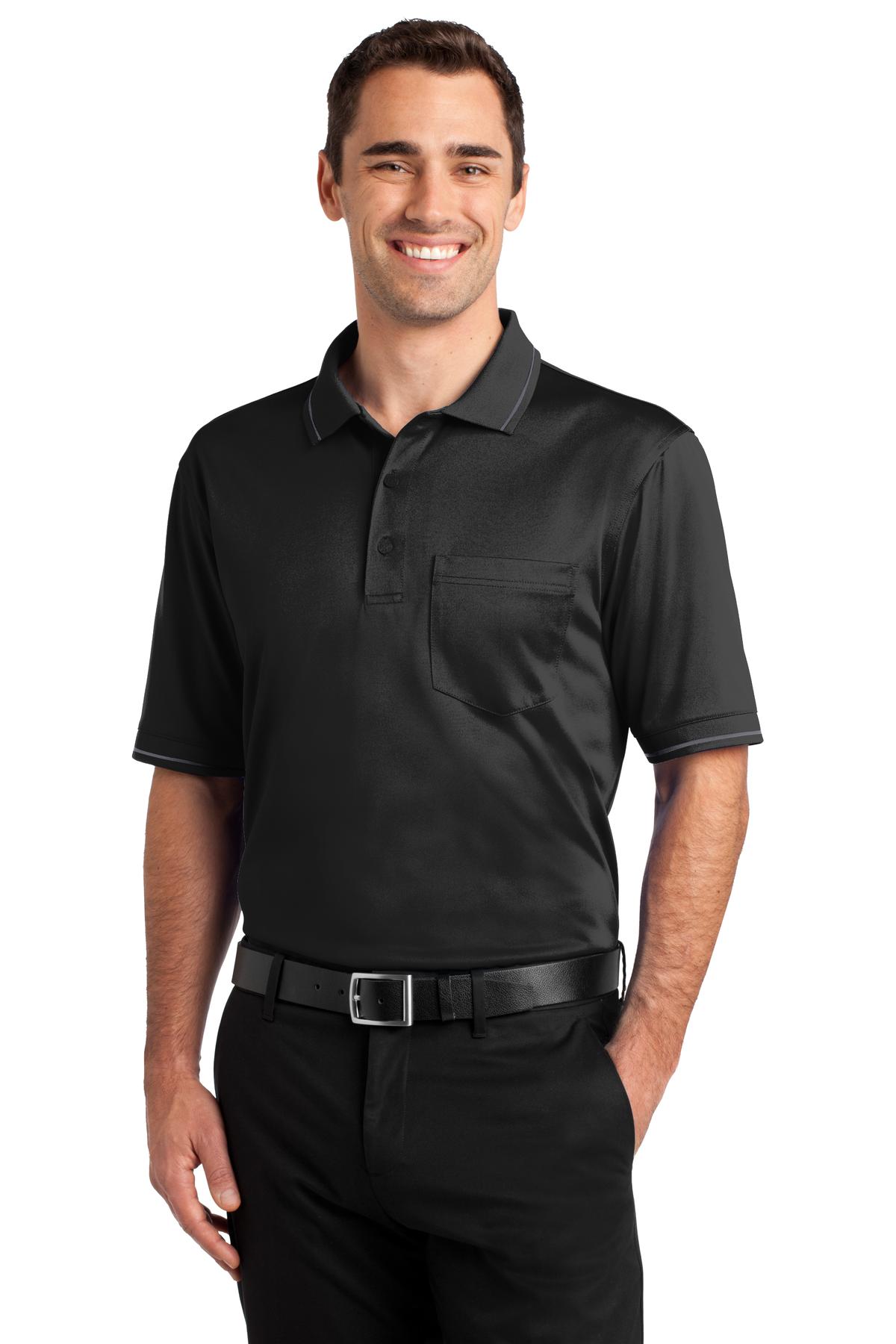 CornerStone &#174;  Select Snag-Proof Tipped Pocket Polo. CS415