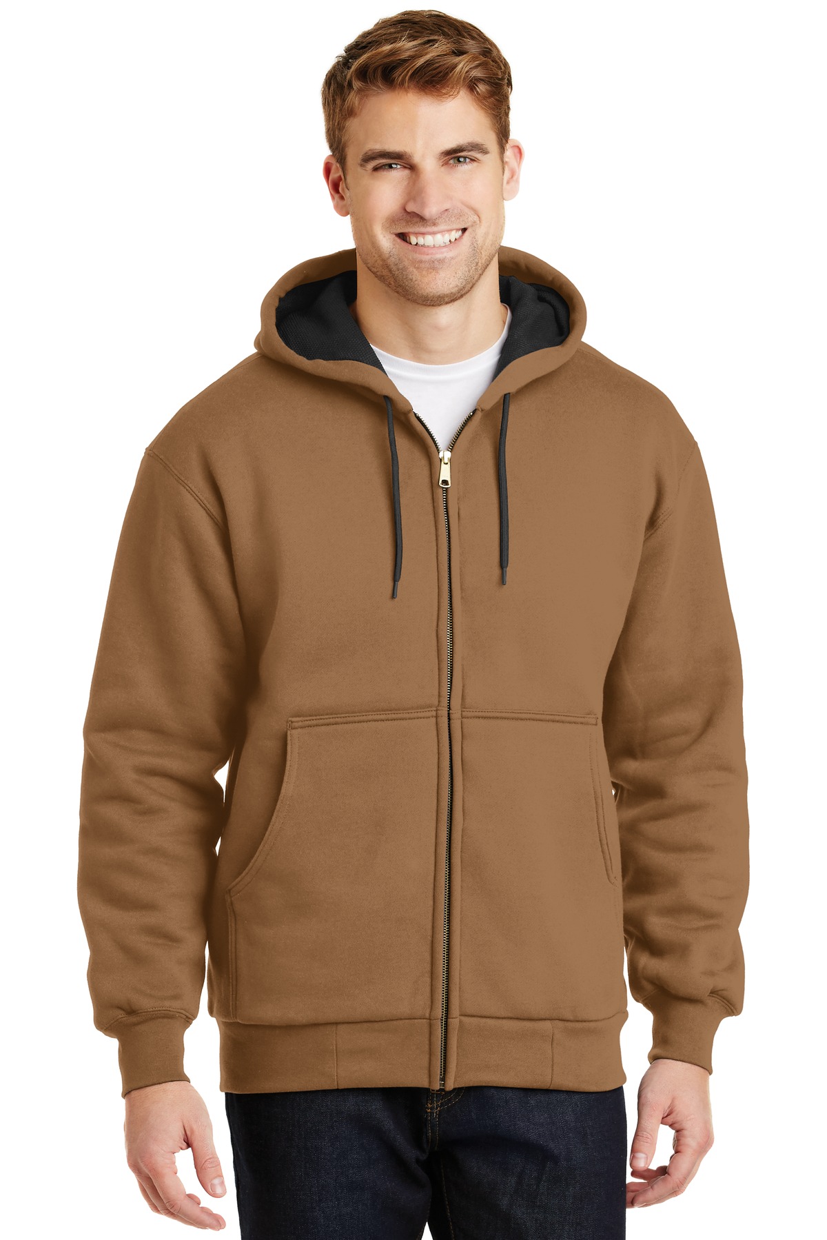 CornerStone &#174;  - Heavyweight Full-Zip Hooded Sweatshirt with Thermal Lining.  CS620