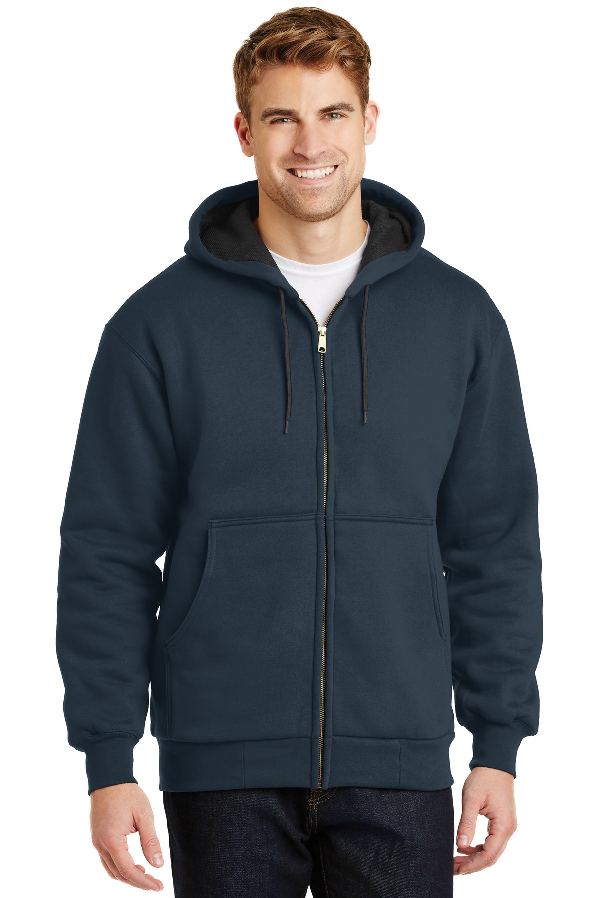 CornerStone &#174;  - Heavyweight Full-Zip Hooded Sweatshirt with Thermal Lining.  CS620