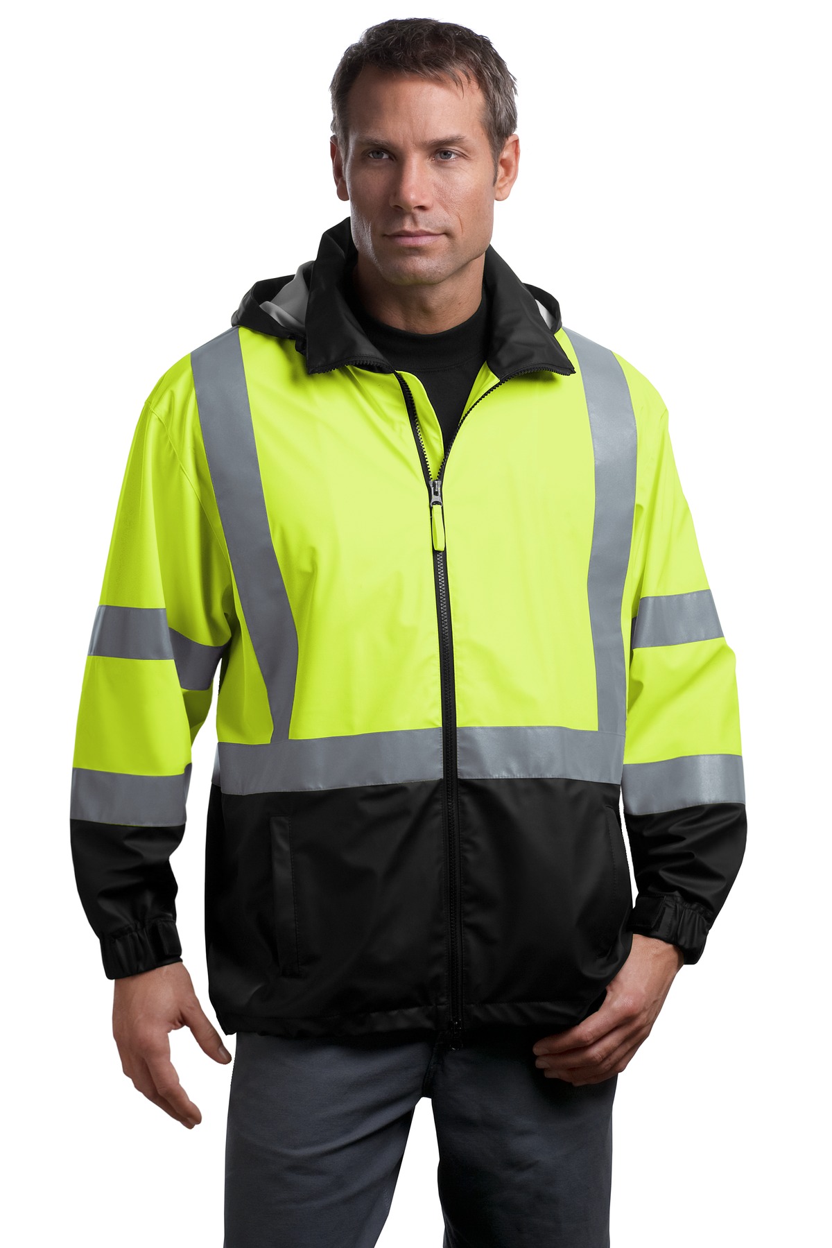 CornerStone &#174;  - ANSI 107 Class 3 Safety Windbreaker. CSJ25