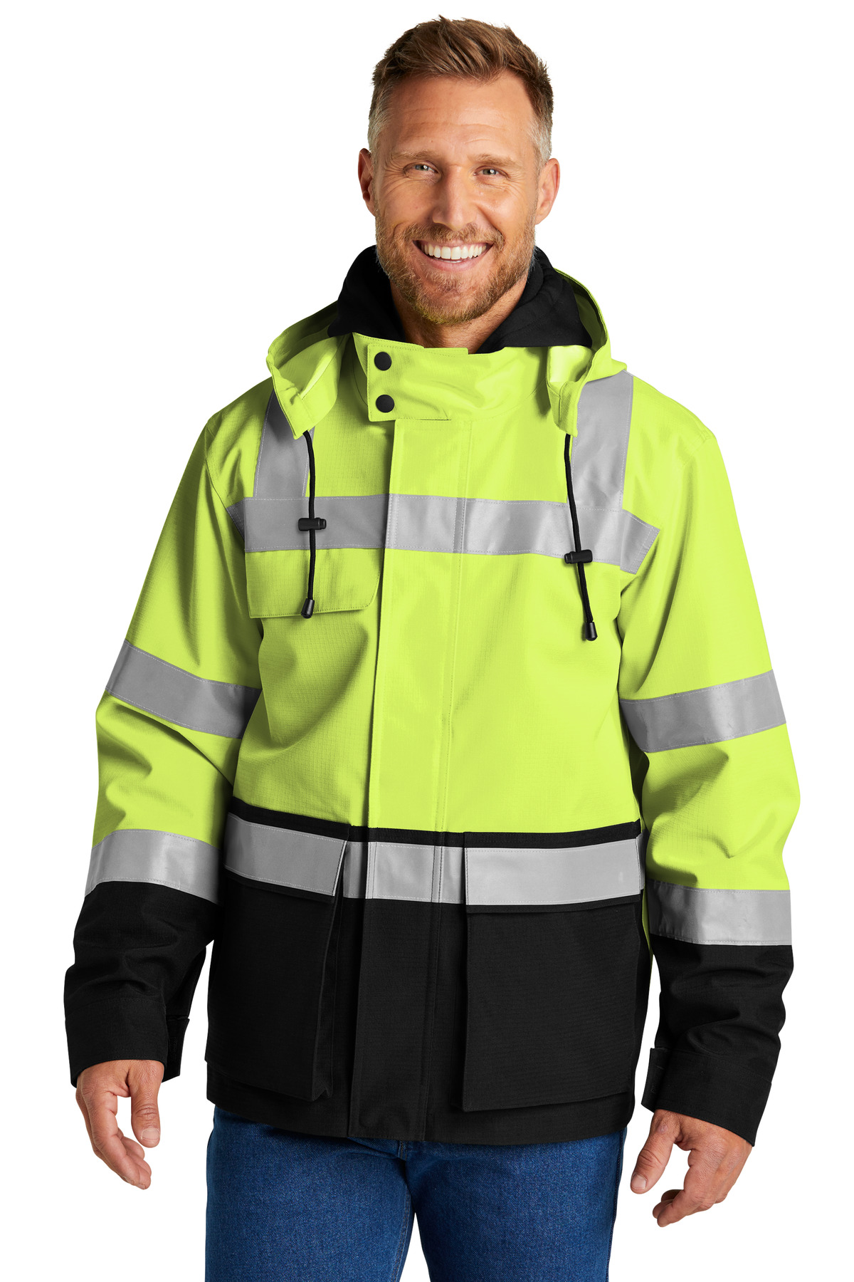 CornerStone &#174;  ANSI 107 Class 3 Waterproof Ripstop 3-In-1 Parka CSJ502