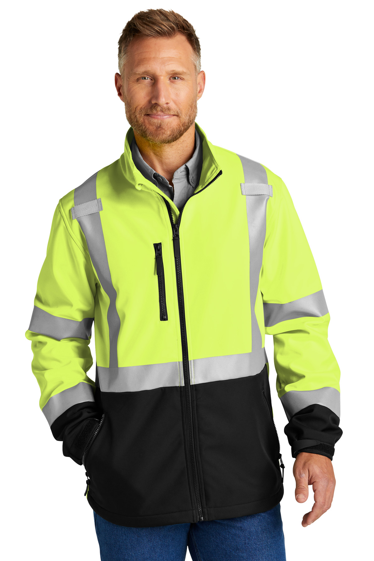 CornerStone &#174;  ANSI 107 Class 3 Soft Shell Jacket CSJ503