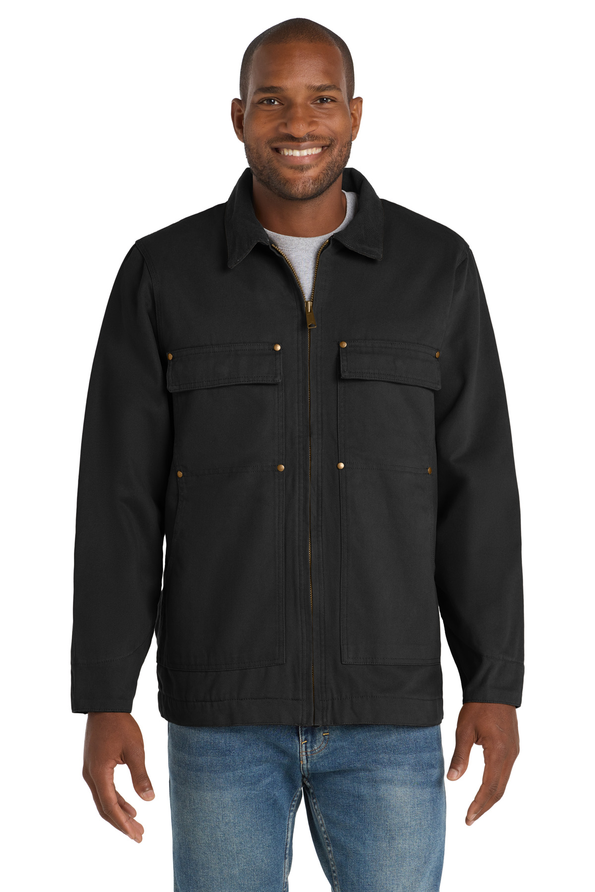 CornerStone &#174;  Washed Duck Cloth Chore Coat. CSJ50