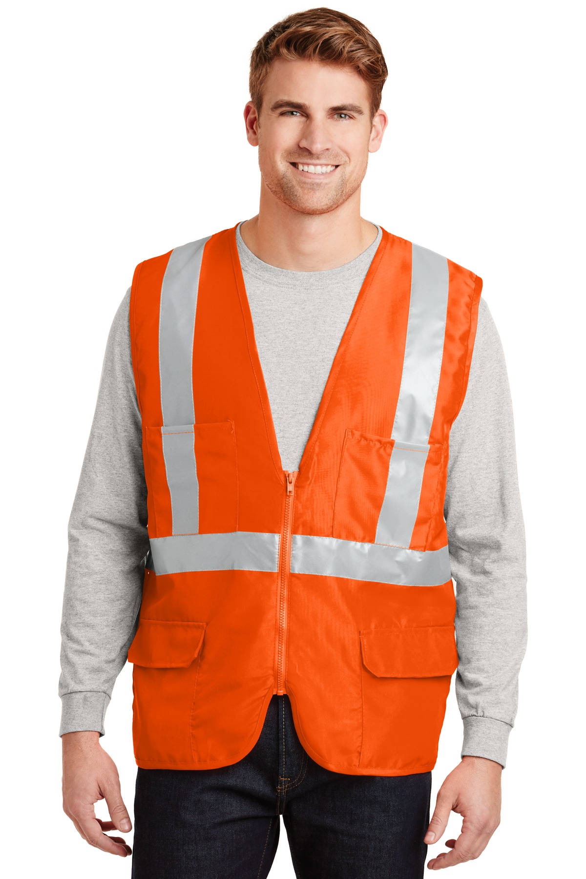 CornerStone &#174;  - ANSI 107 Class 2 Mesh Back Safety Vest. CSV405