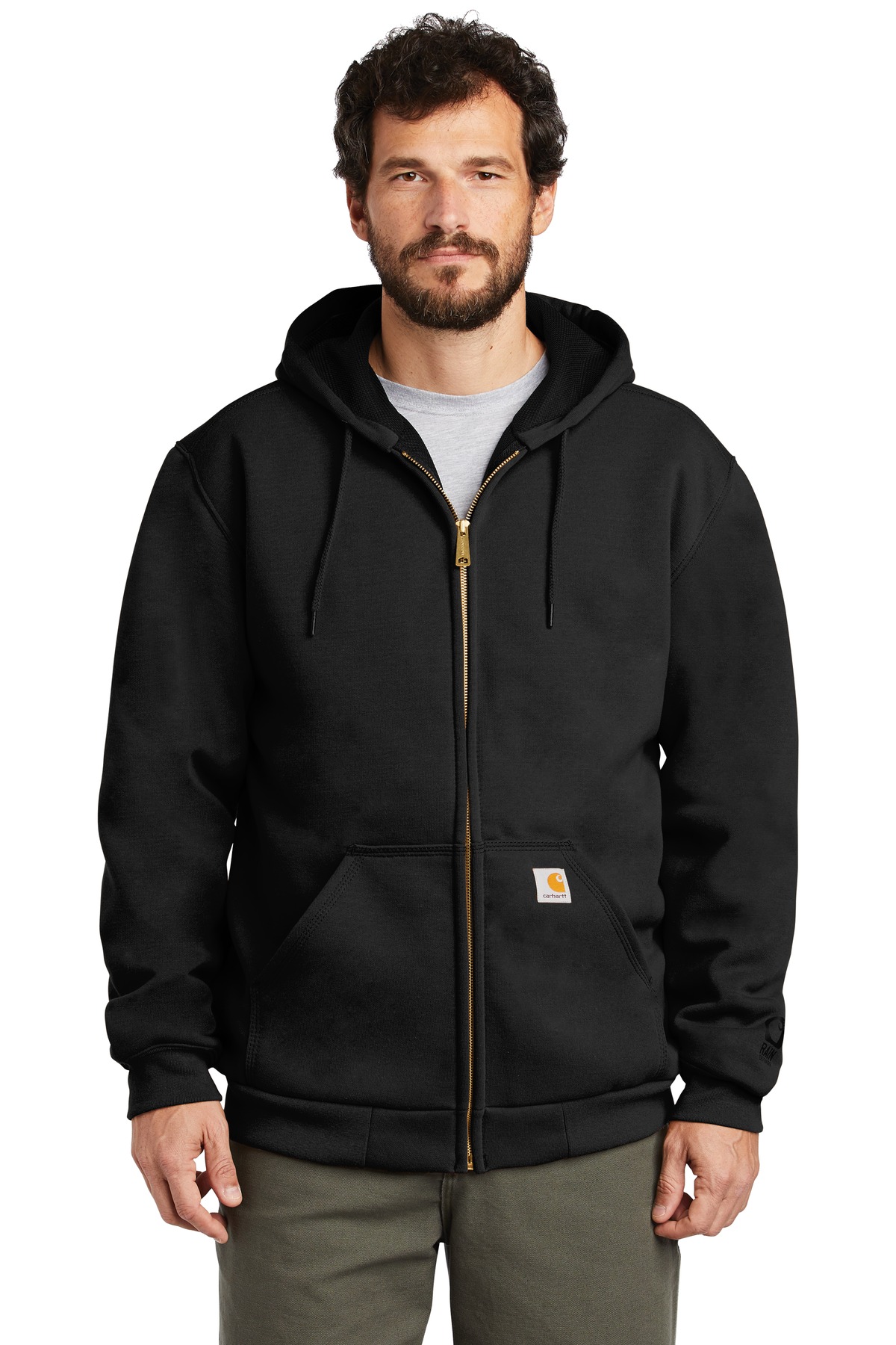  DISCONTINUED  Carhartt  &#174;  Rain Defender  &#174;  Rutland Thermal-Lined Hooded Zip-Front Sweatshirt. CT100632