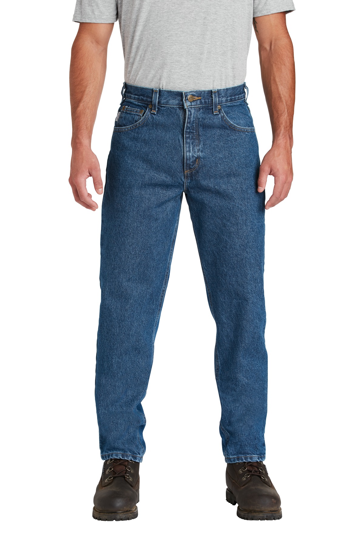  DISCONTINUED  Carhartt  &#174;  Relaxed-Fit Tapered-Leg Jean . CTB17
