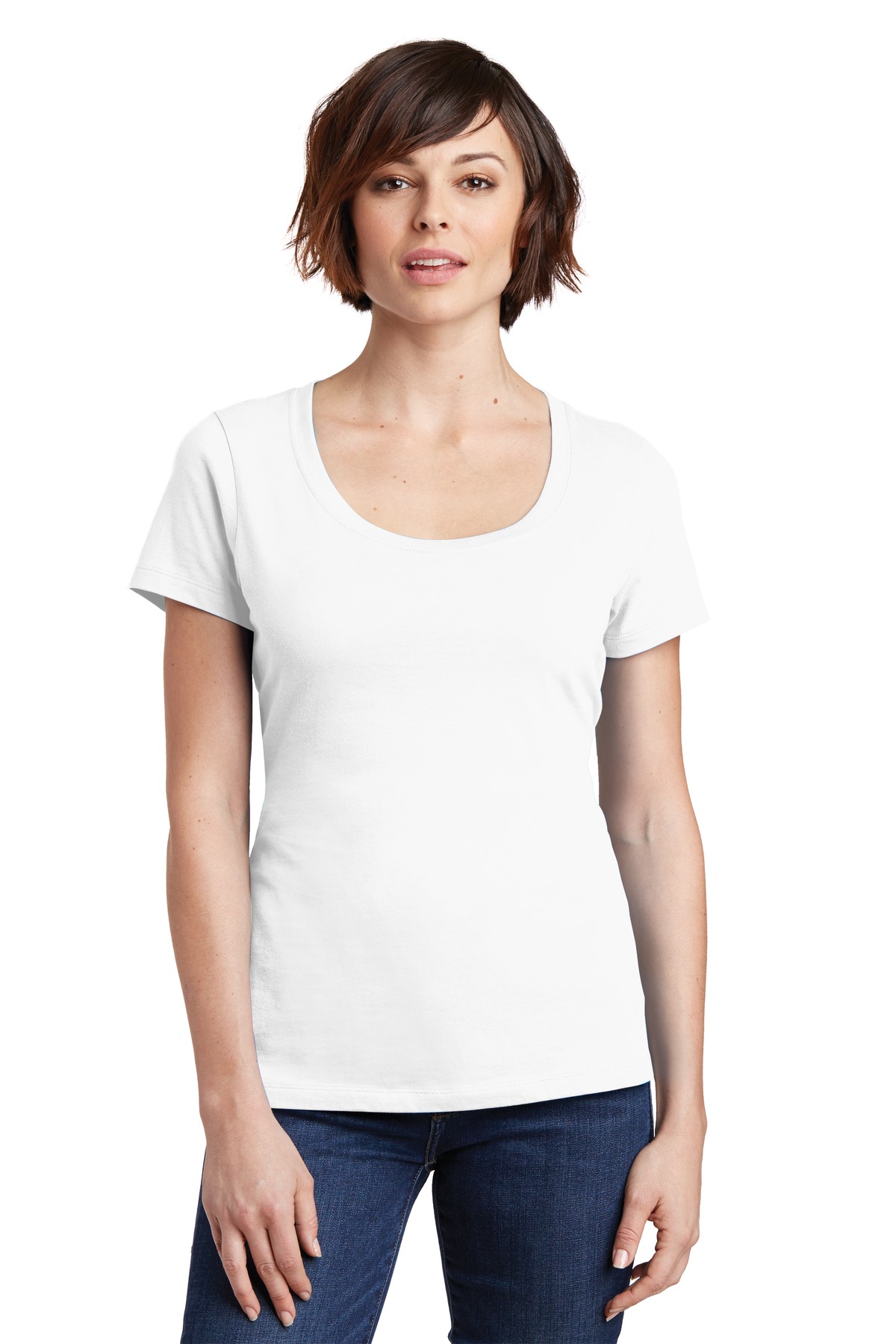 District &#174;  Women's Perfect Weight &#174;  Scoop Tee. DM106L