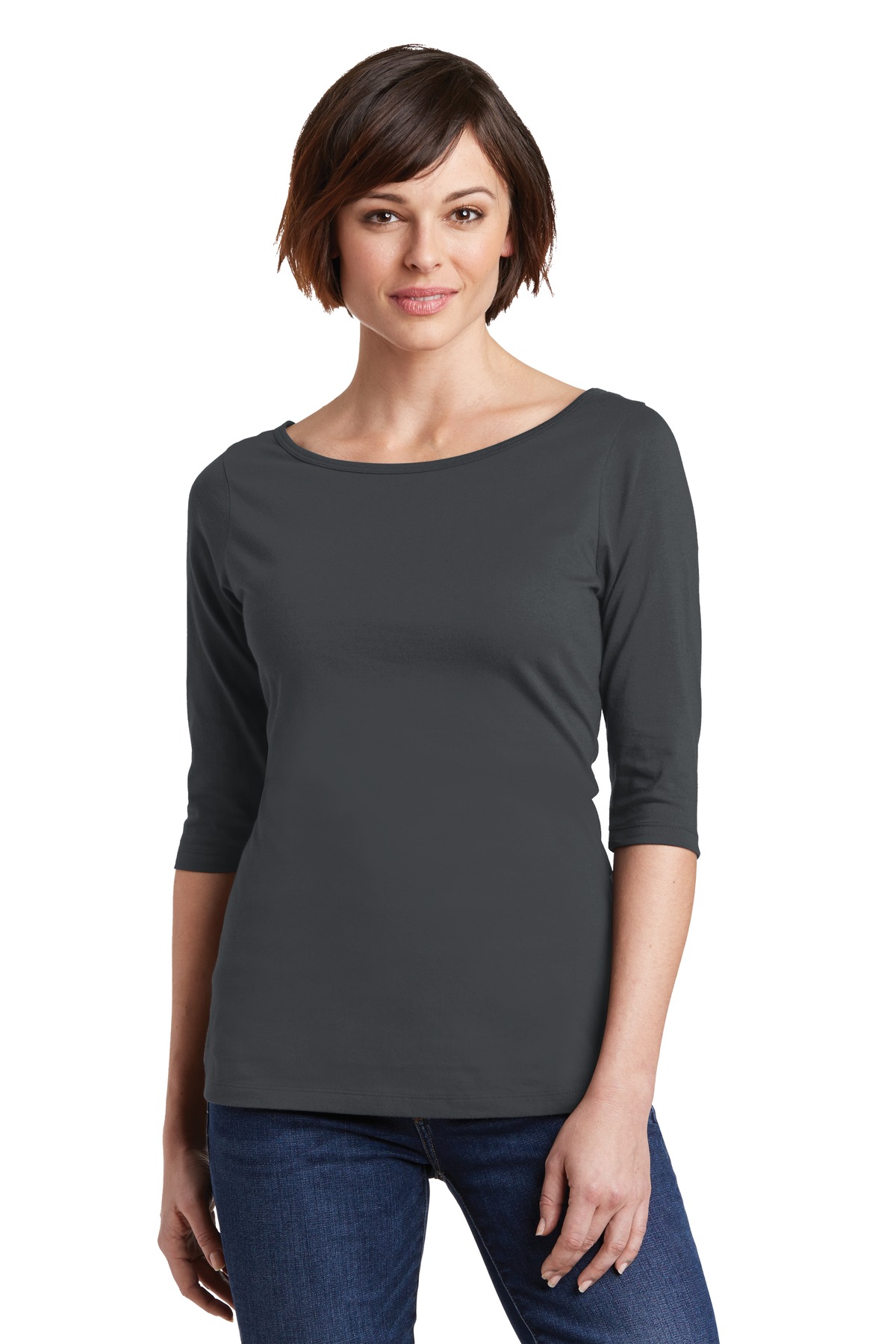 District &#174;  Women's Perfect Weight &#174;  3/4-Sleeve Tee. DM107L