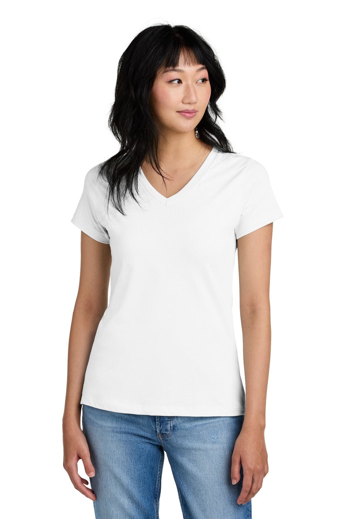 District &#174;  - Women's Perfect Weight &#174;  V-Neck Tee. DM1170L