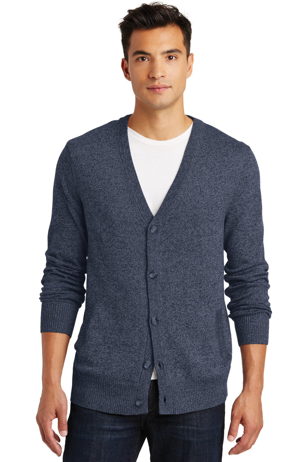  DISCONTINUED  District Made &#174;  - Mens Cardigan Sweater. DM315
