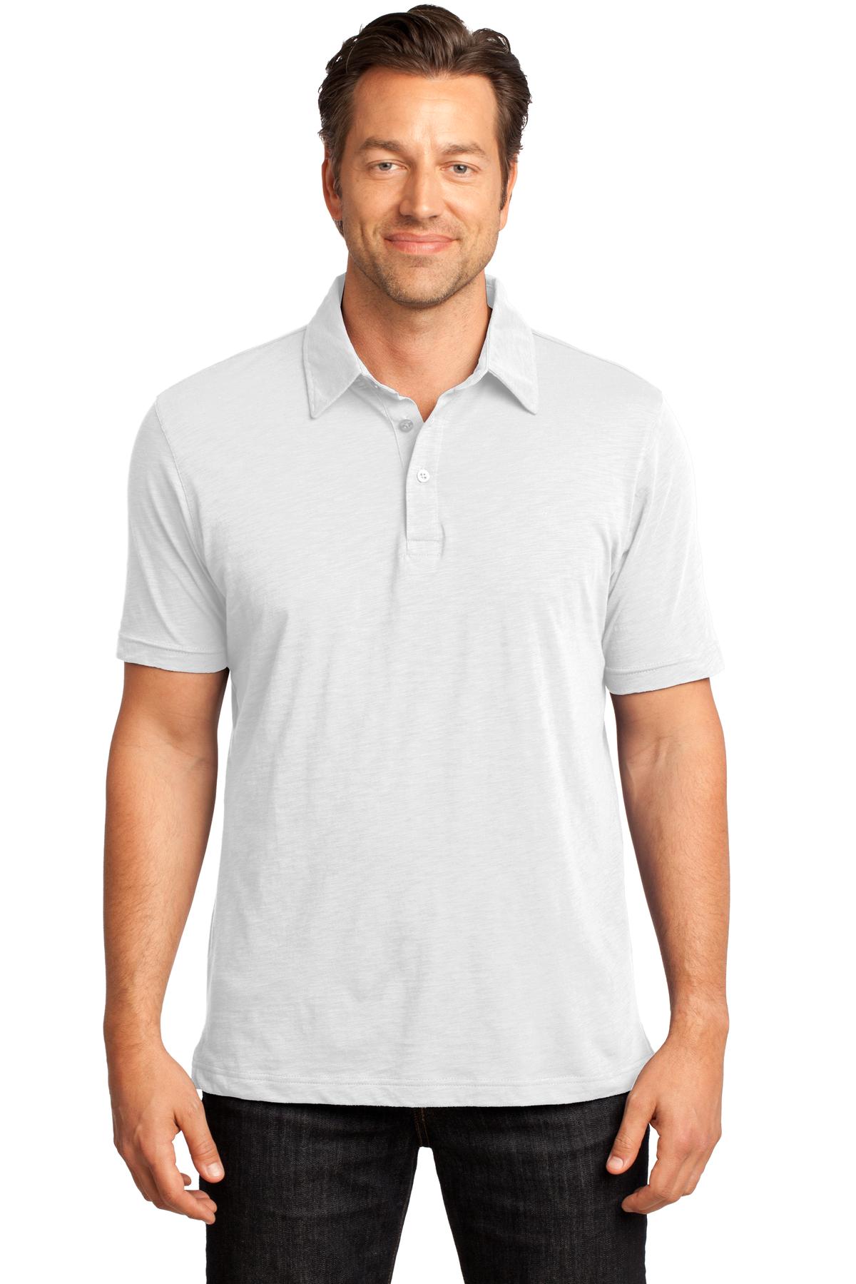  DISCONTINUED  District Made &#174;  - Mens Slub Polo. DM350