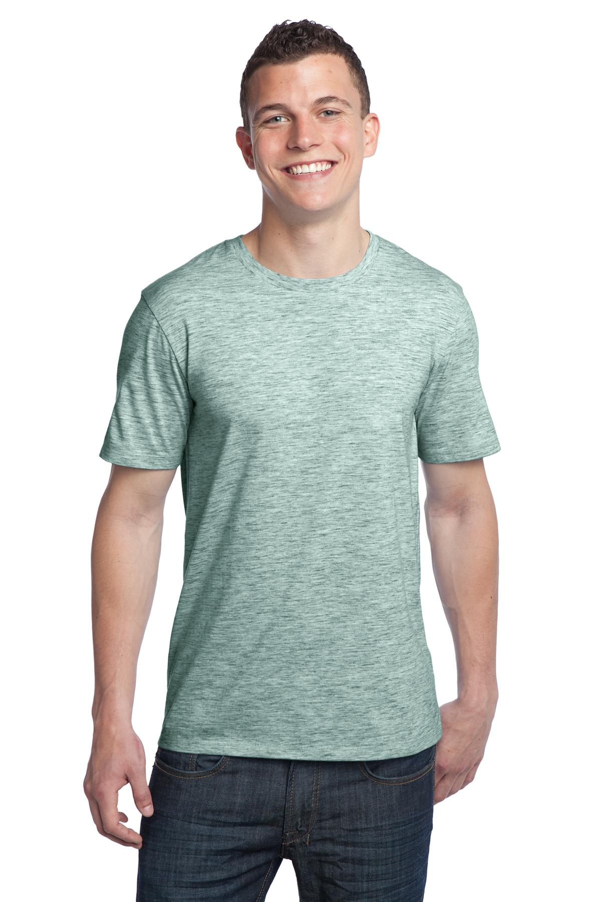  DISCONTINUED  District &#174;  - Young Mens Extreme Heather Crew Tee DT1000