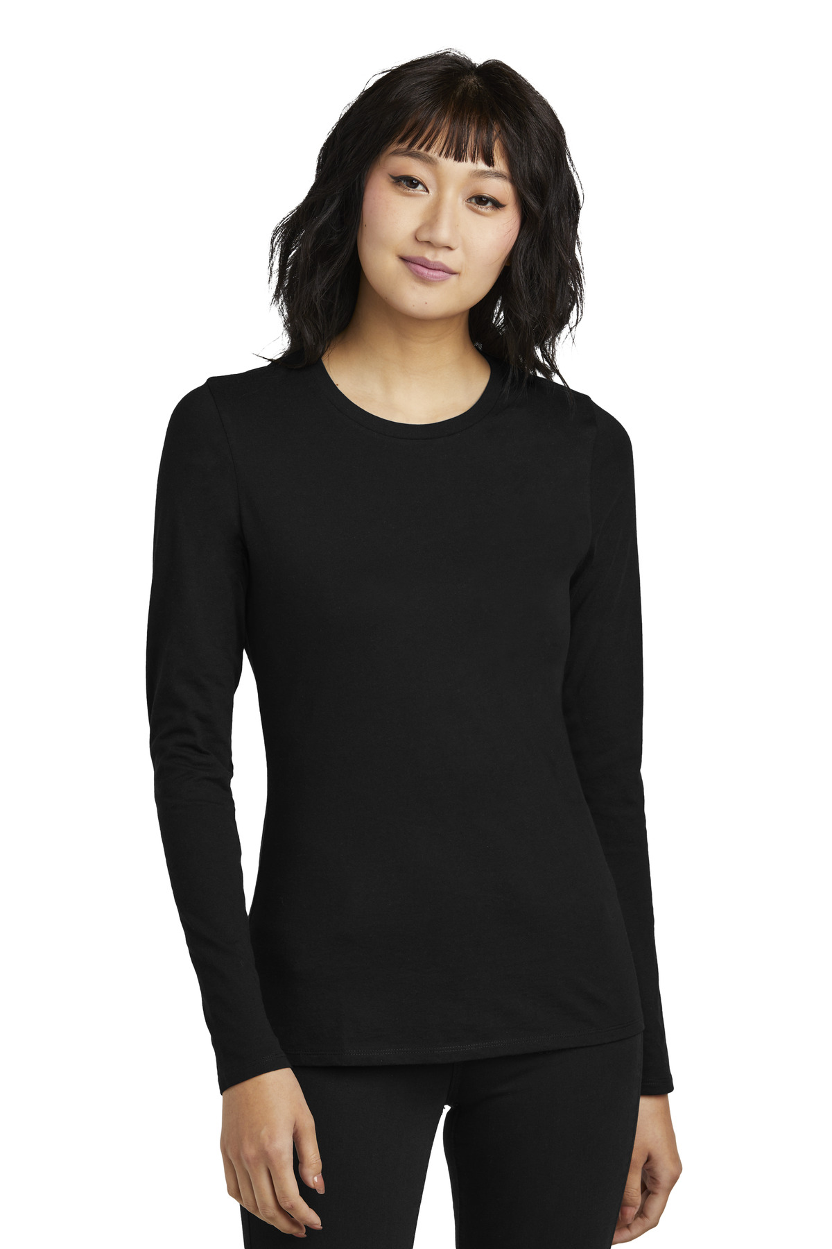 District &#174;  Women's Perfect Blend &#174;  CVC Long Sleeve Tee DT110