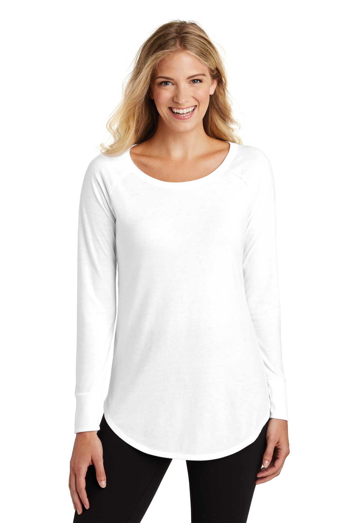 District  &#174;  Women's Perfect Tri  &#174;  Long Sleeve Tunic Tee. DT132L