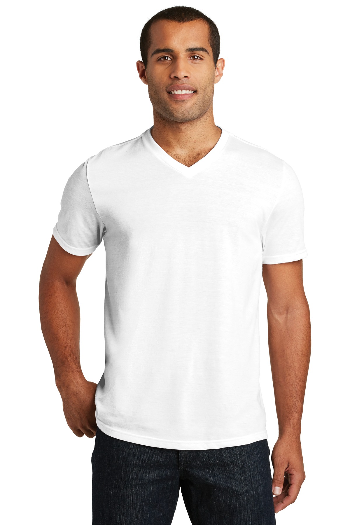District  &#174;   Perfect Tri &#174;  V-Neck Tee. DT1350