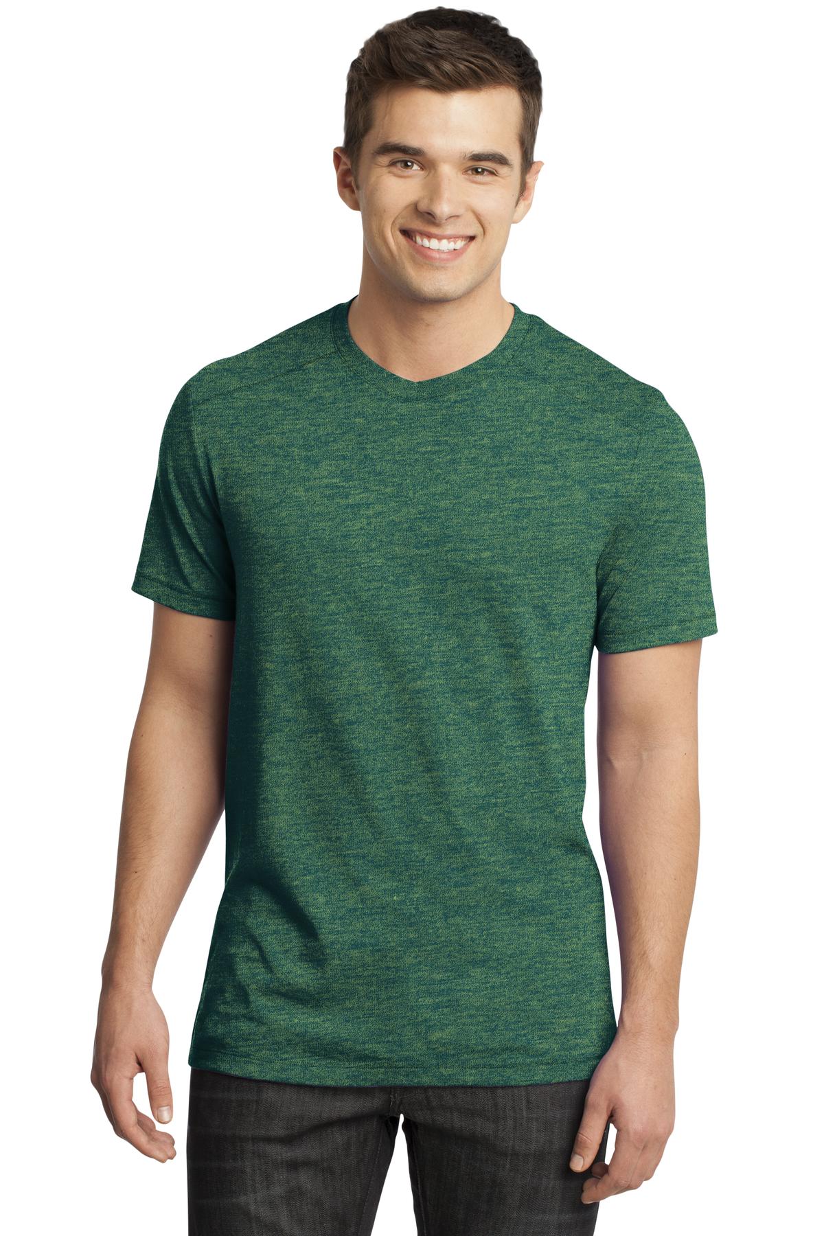  DISCONTINUED   &#174;  - Young Mens Gravel 50/50 Notch Crew Tee. DT1400