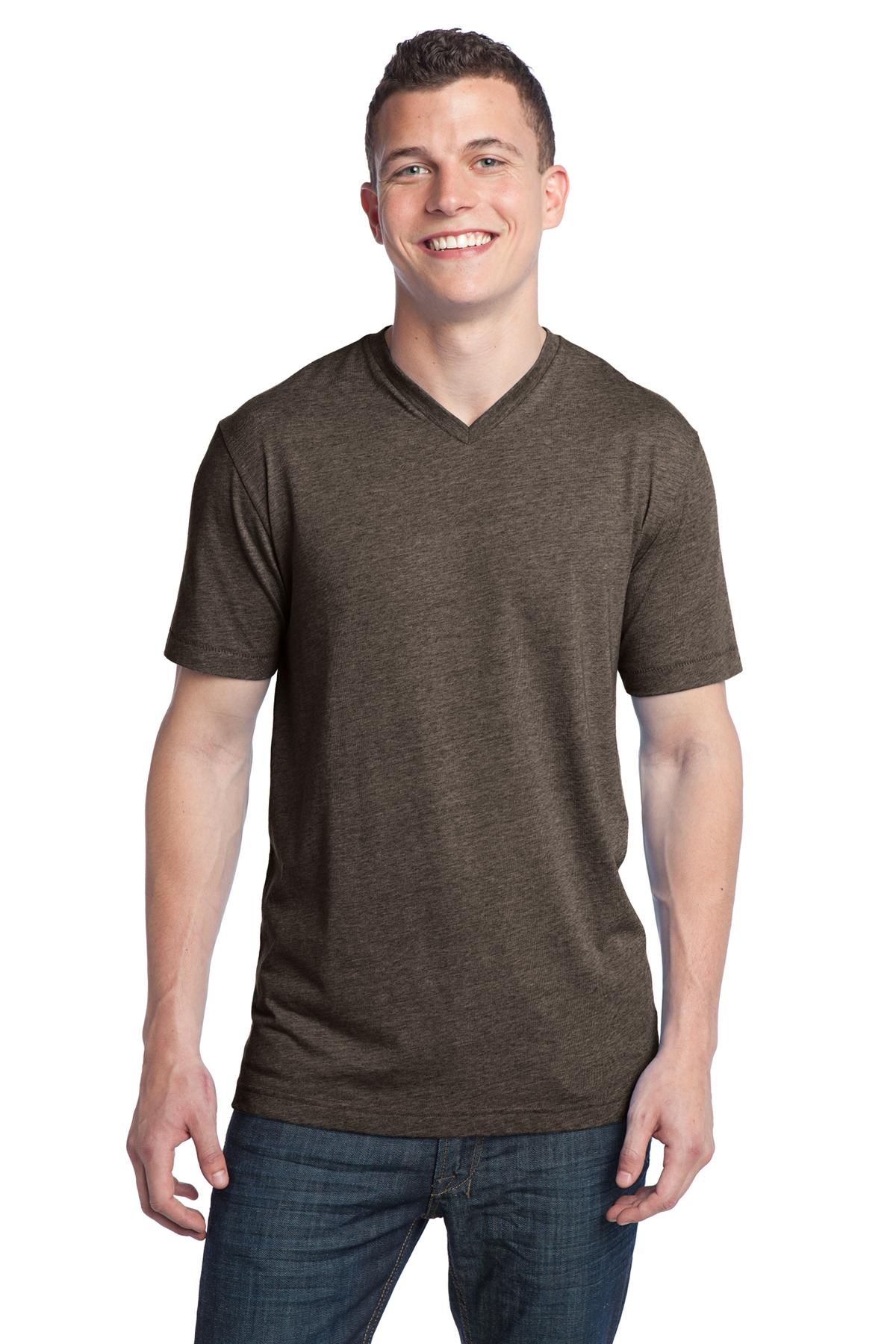  DISCONTINUED  District &#174;  - Young Mens Tri-Blend V-Neck Tee DT142V