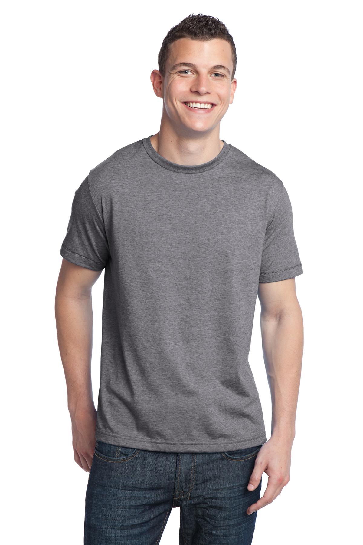  DISCONTINUED  District &#174;  - Young Mens Tri-Blend Crewneck Tee. DT142