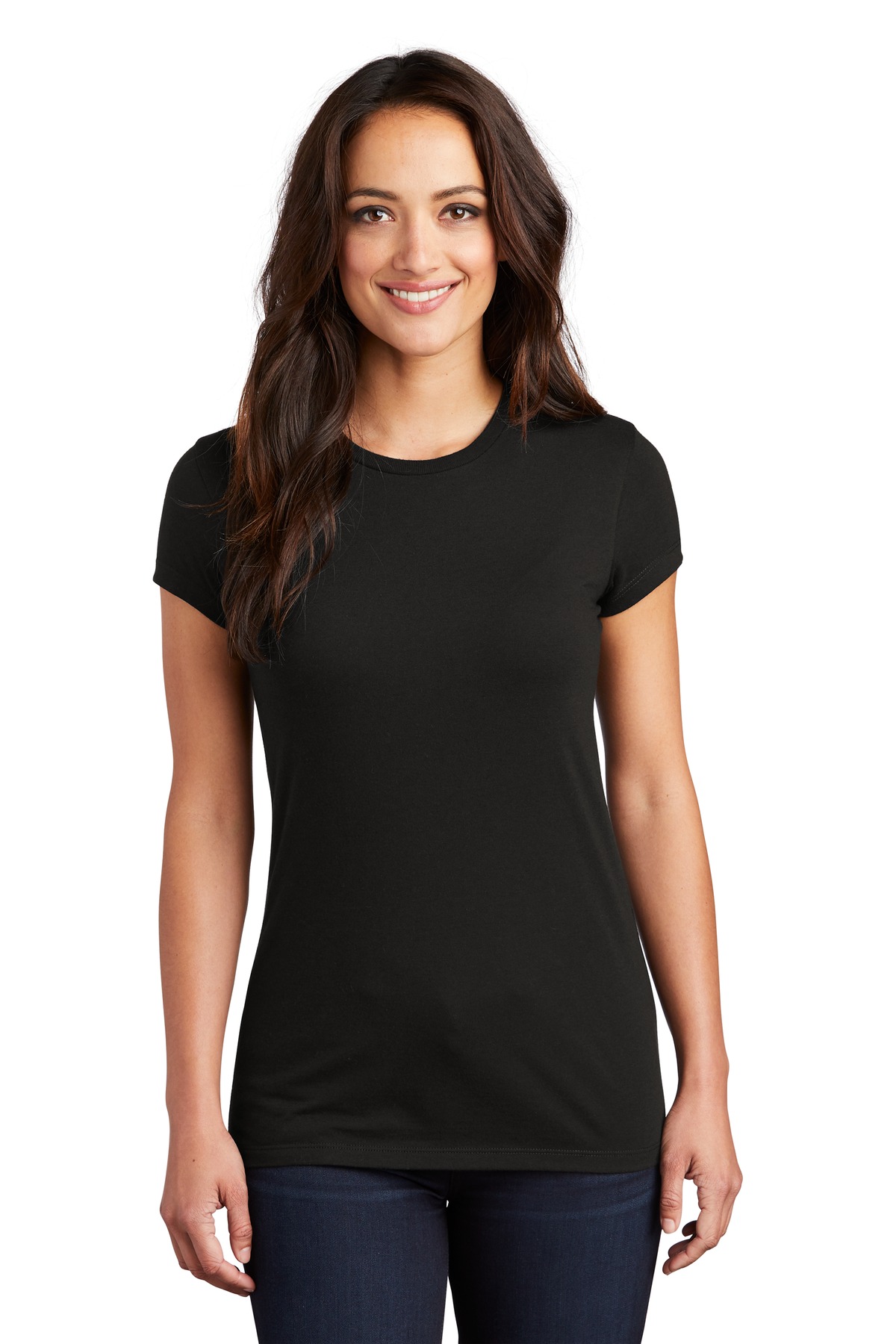 District  &#174;  Women's Fitted Perfect Tri  &#174;  Tee. DT155