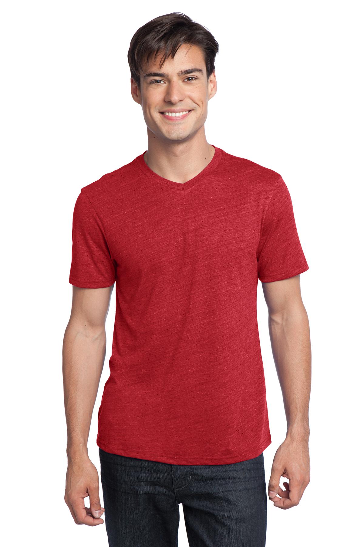  DISCONTINUED  District &#174;  - Young Mens Textured Notch Crew Tee. DT172