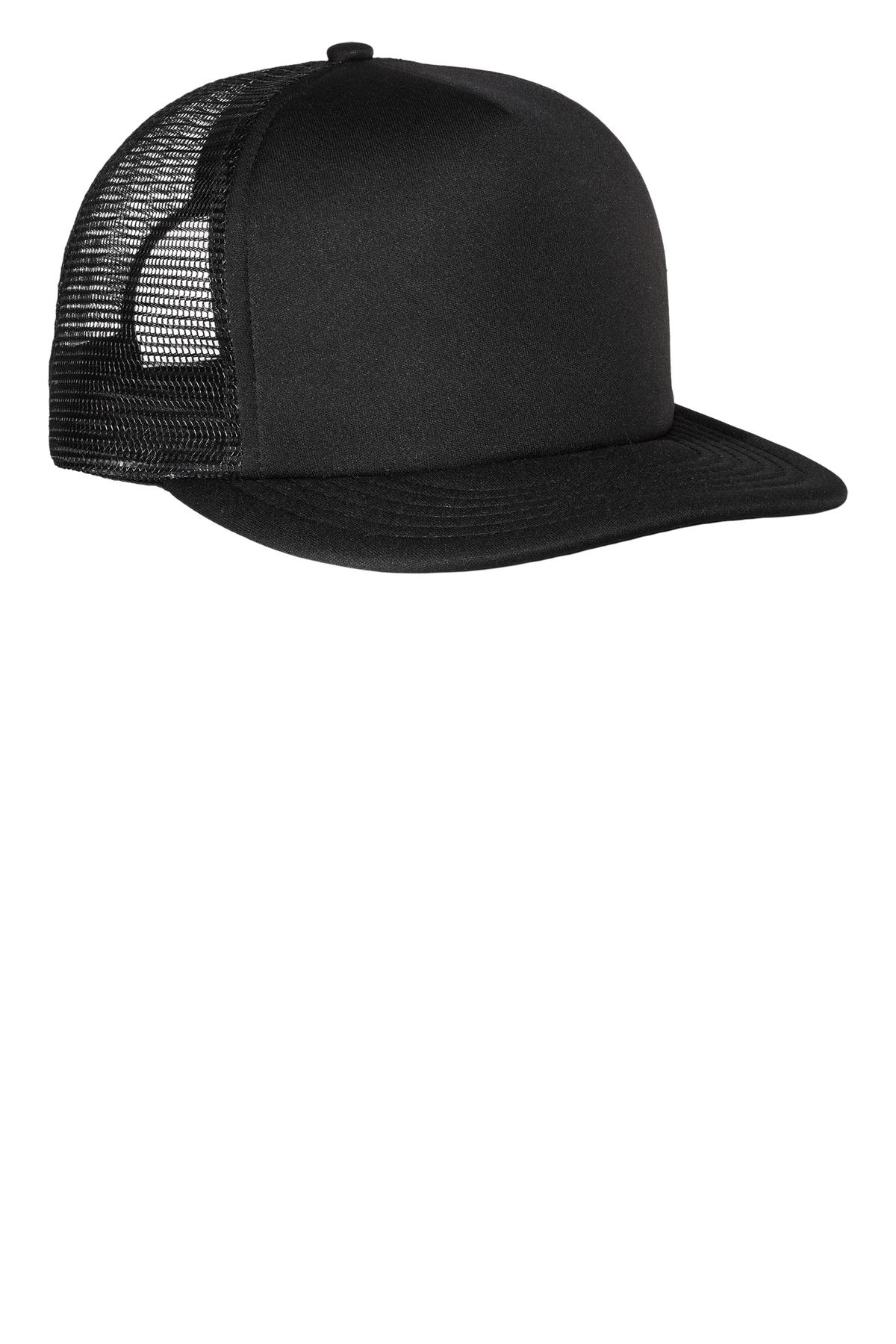 District &#174;  Flat Bill Snapback Trucker Cap. DT624