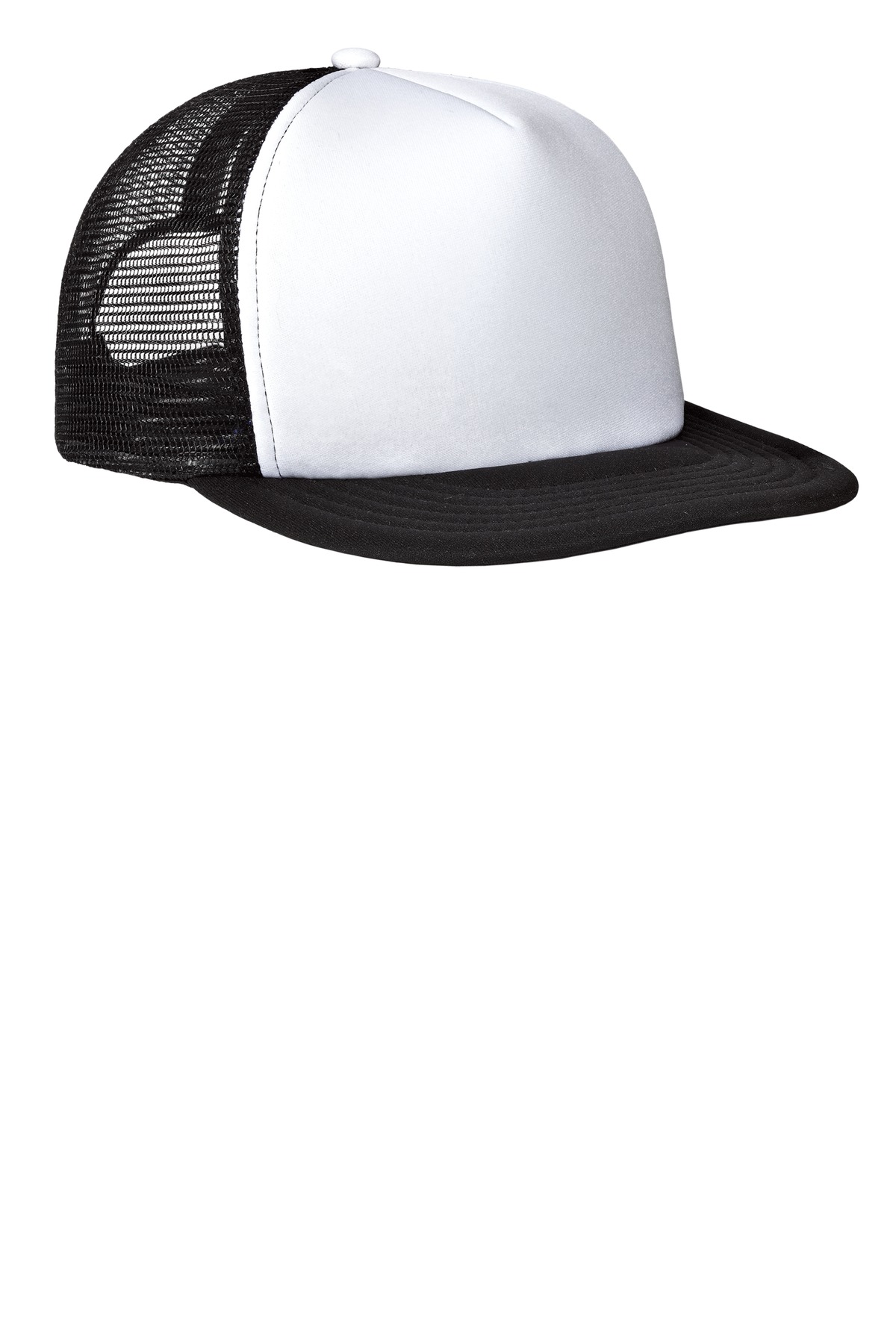 District &#174;  Flat Bill Snapback Trucker Cap. DT624