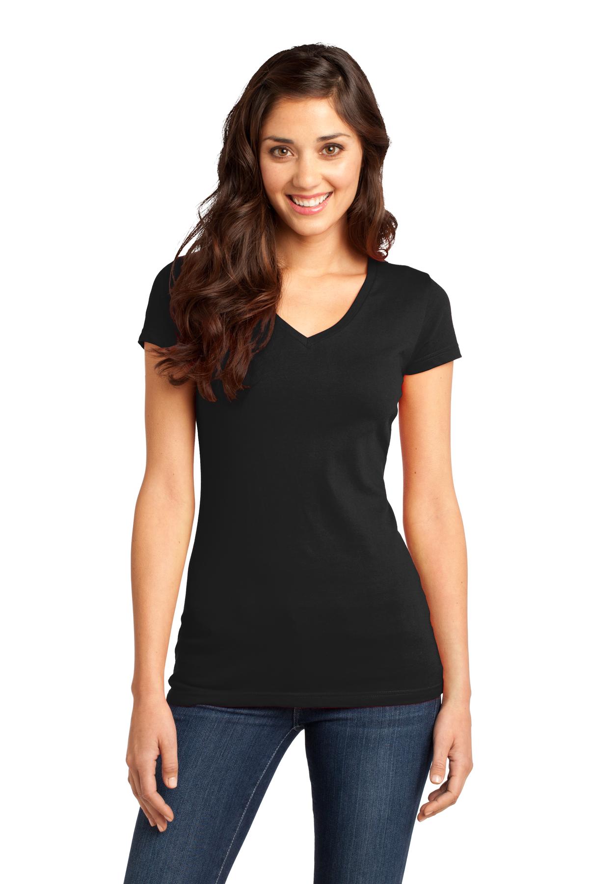  DISCONTINUED  District &#174;  - Juniors Very Important Tee &#174;  V-Neck. DT6501