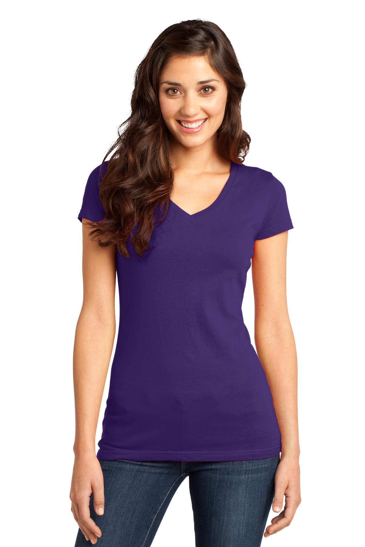  DISCONTINUED  District &#174;  - Juniors Very Important Tee &#174;  V-Neck. DT6501