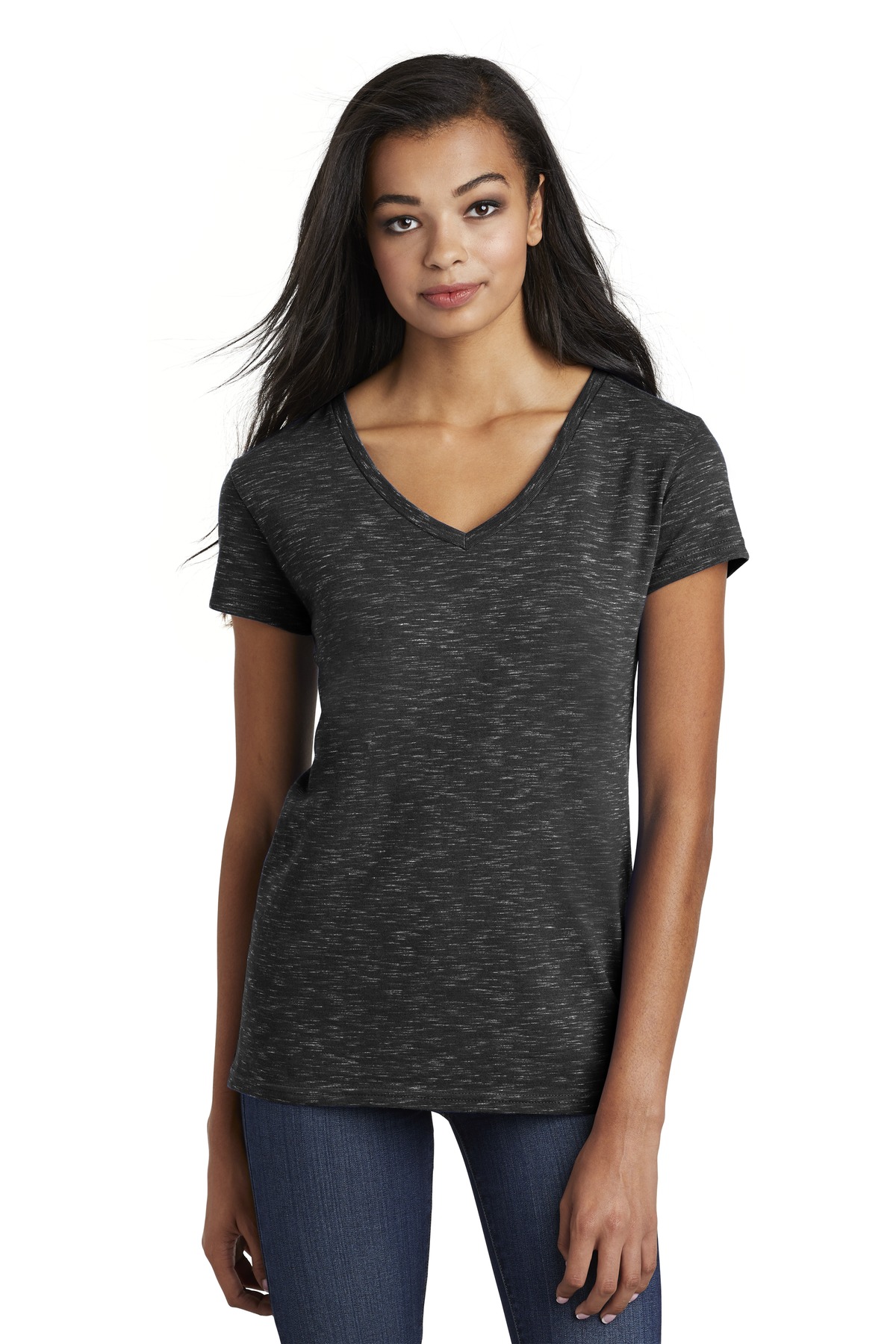District  &#174;  Women's Medal V-Neck Tee. DT664