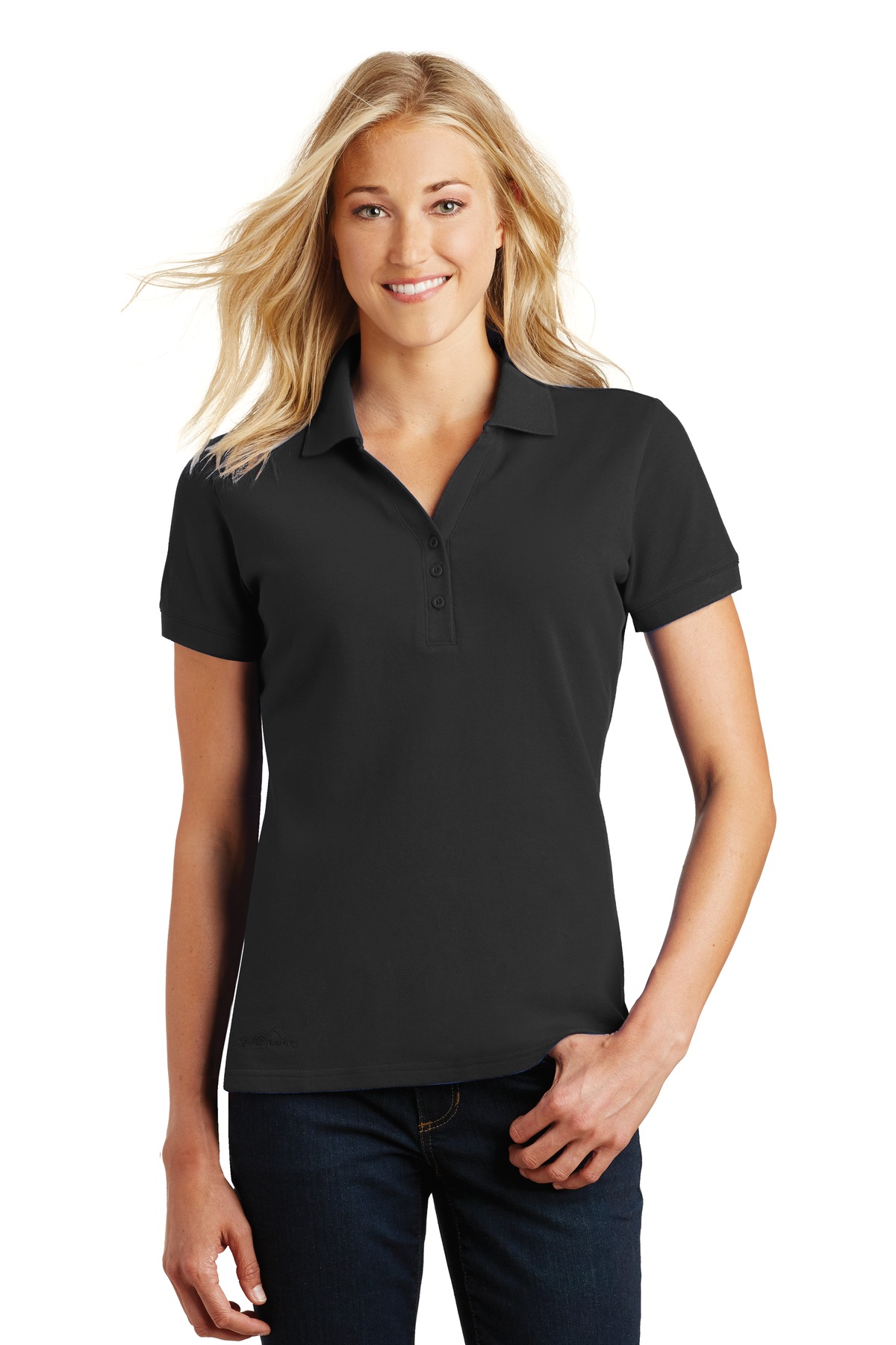  DISCONTINUED  Eddie Bauer &#174;  Ladies Cotton Pique Polo. EB101