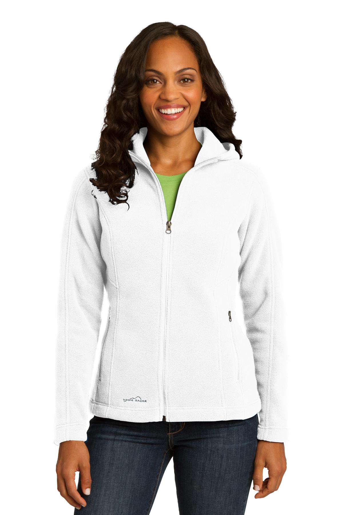  DISCONTINUED  Eddie Bauer &#174;  Ladies Hooded Full-Zip Fleece Jacket. EB206