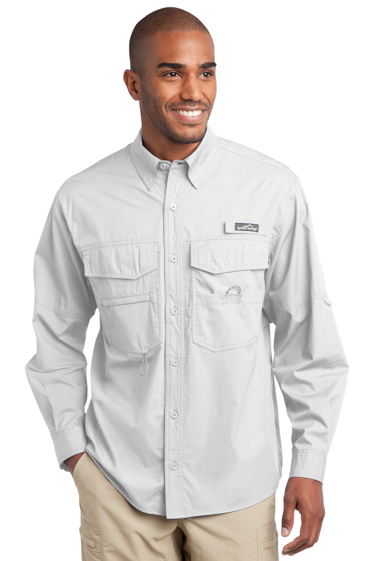  DISCONTINUED  Eddie Bauer &#174;  - Long Sleeve Fishing Shirt. EB606