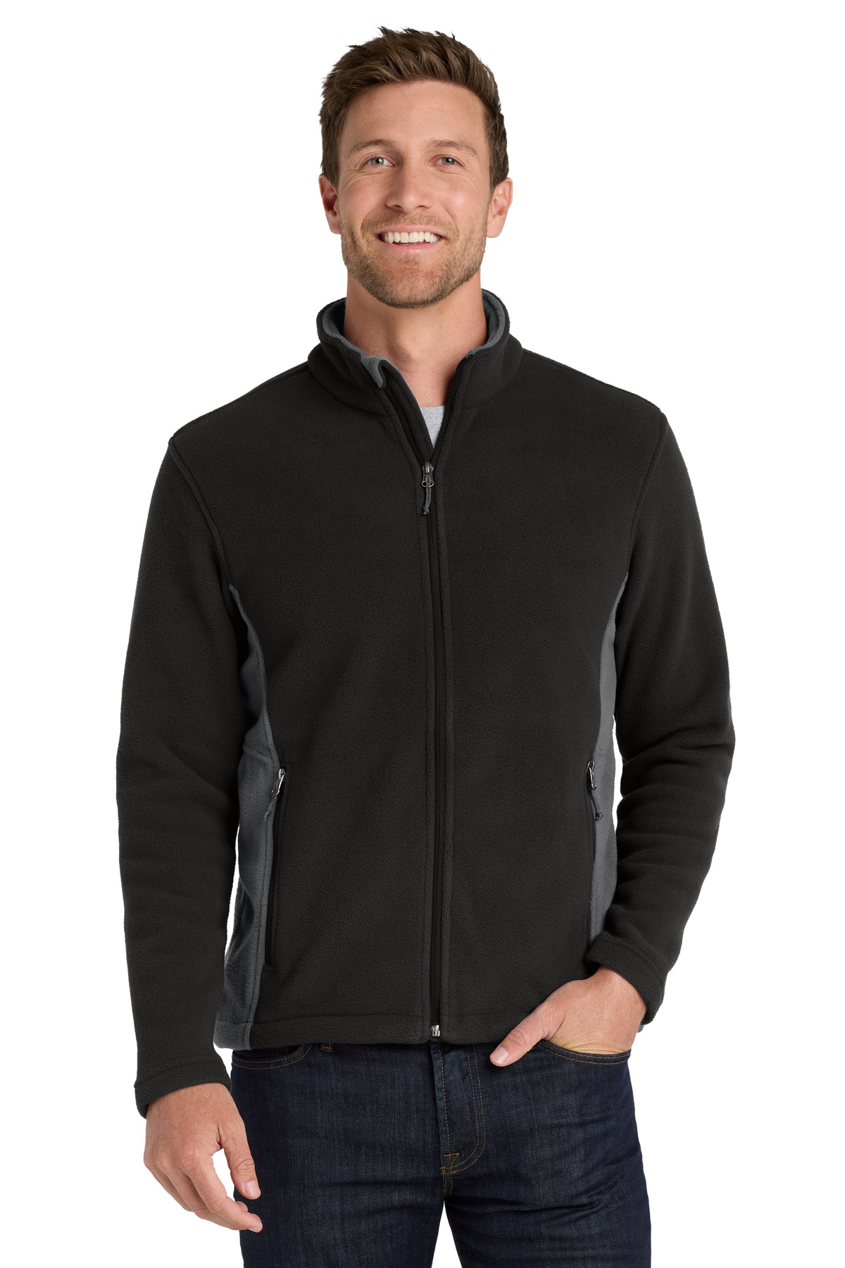 Port Authority &#174;  Colorblock Value Fleece Jacket. F216