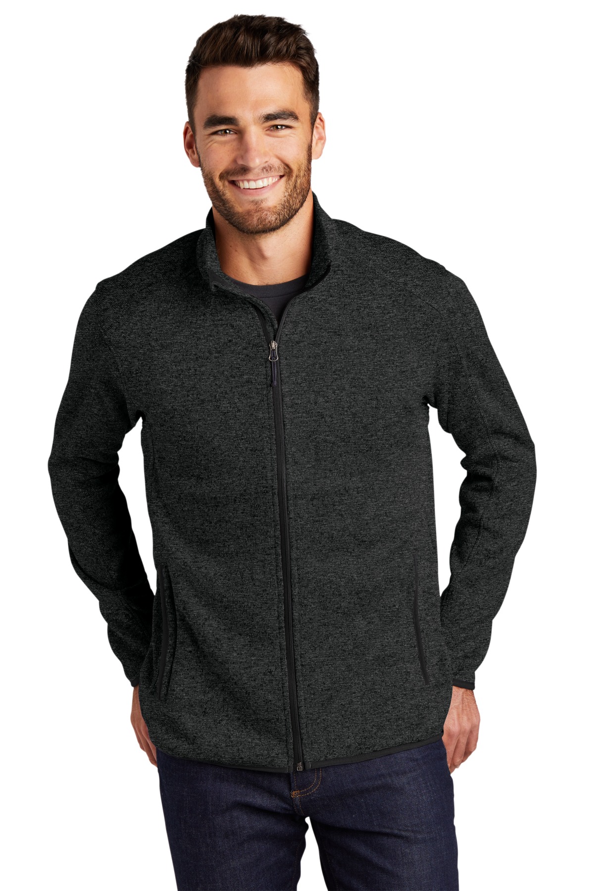 Port Authority &#174;  Sweater Fleece Jacket. F232