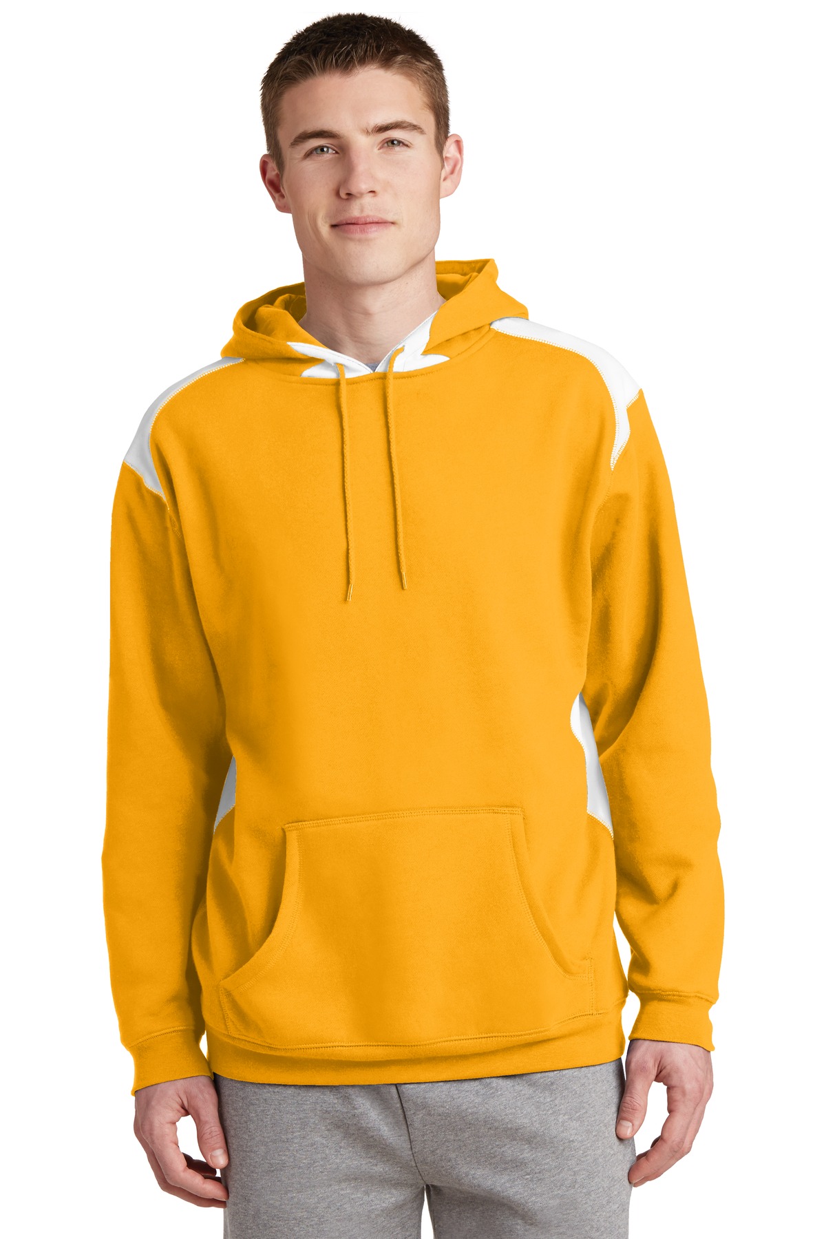  DISCONTINUED  Sport-Tek &#174;  Pullover Hooded Sweatshirt with Contrast Color. F264